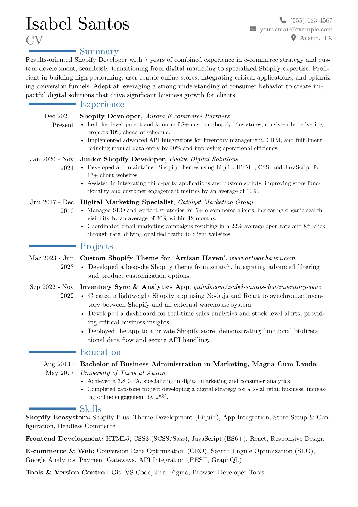 Career changer version - Page 1
