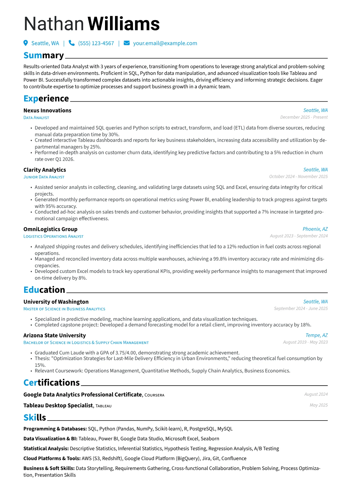 Career changer version - Page 1