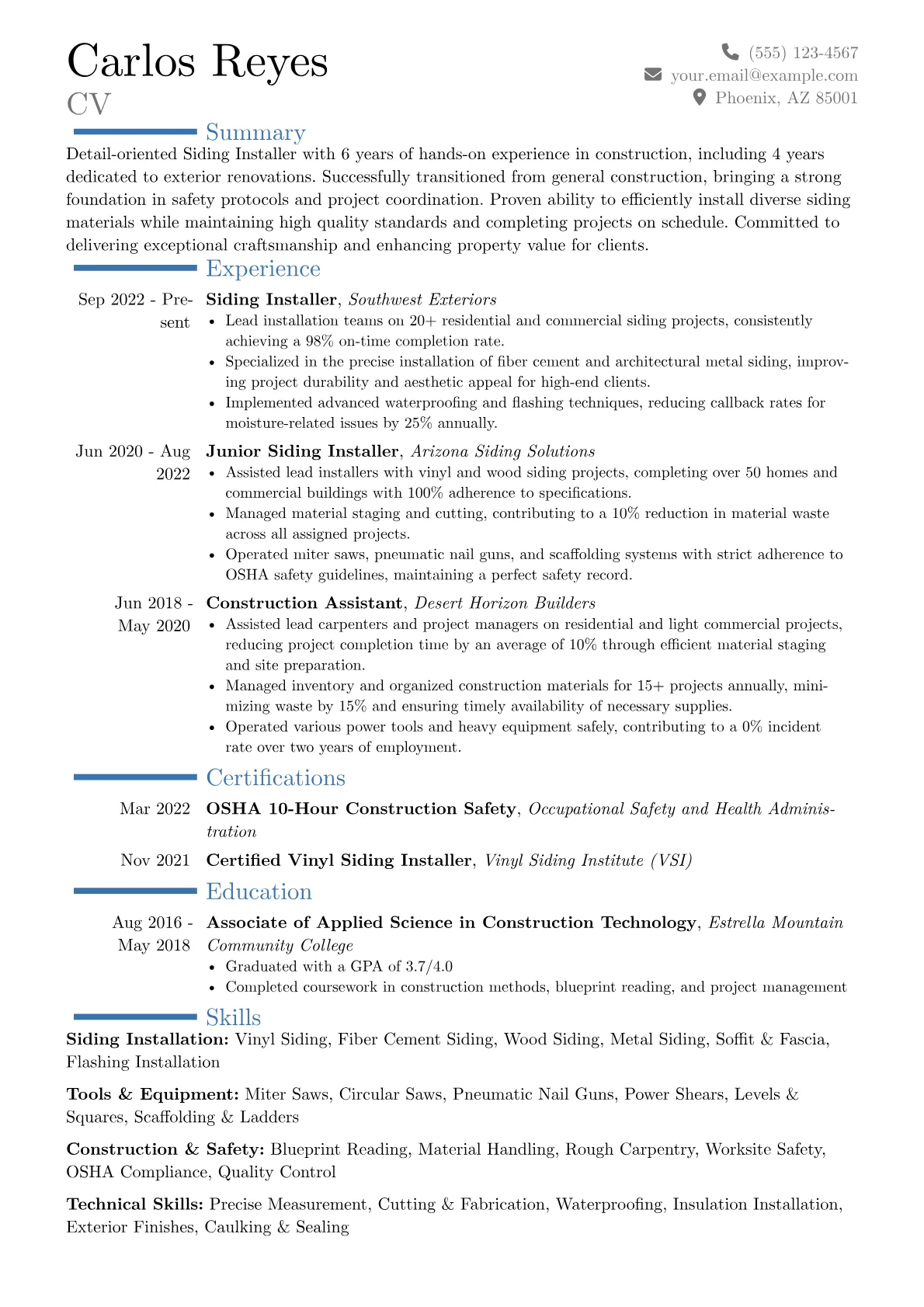 Career changer version - Page 1