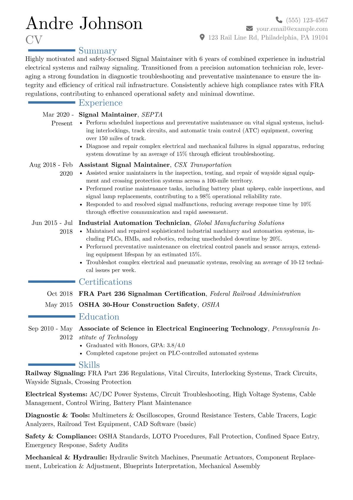 Career changer version - Page 1