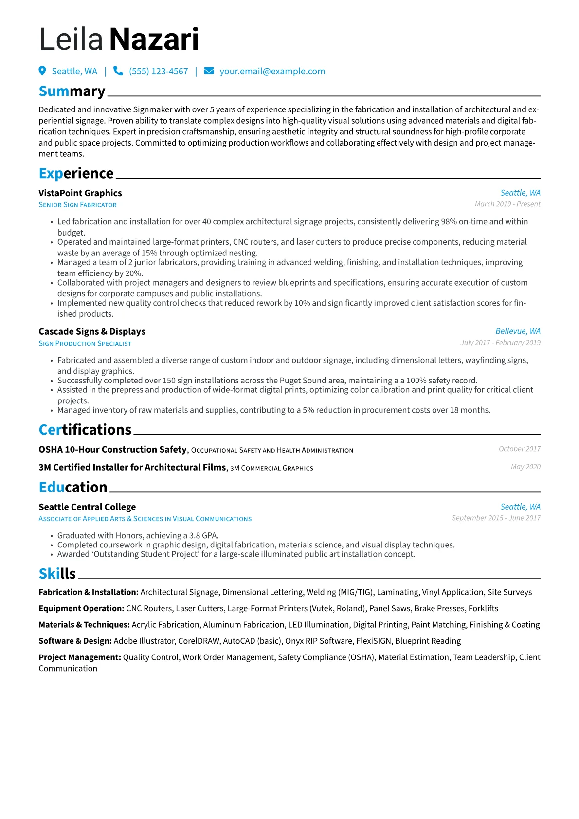 Architectural Signage version - Page 1