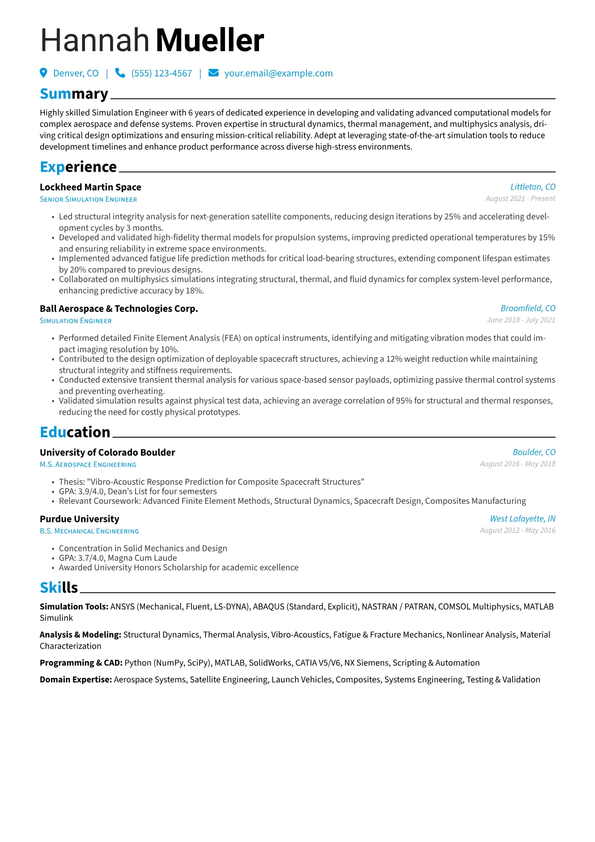 Simulation Engineer version - Page 1