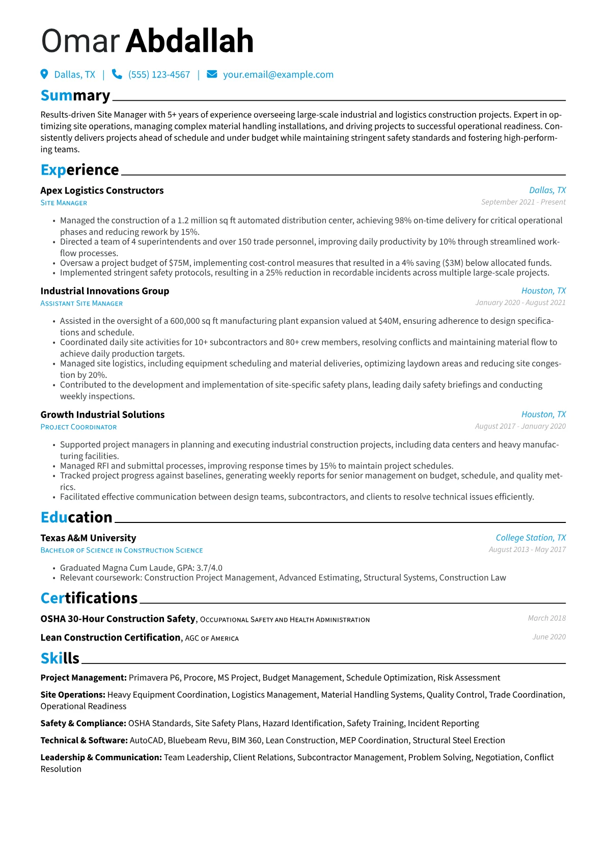 Industrial Construction version - Page 1
