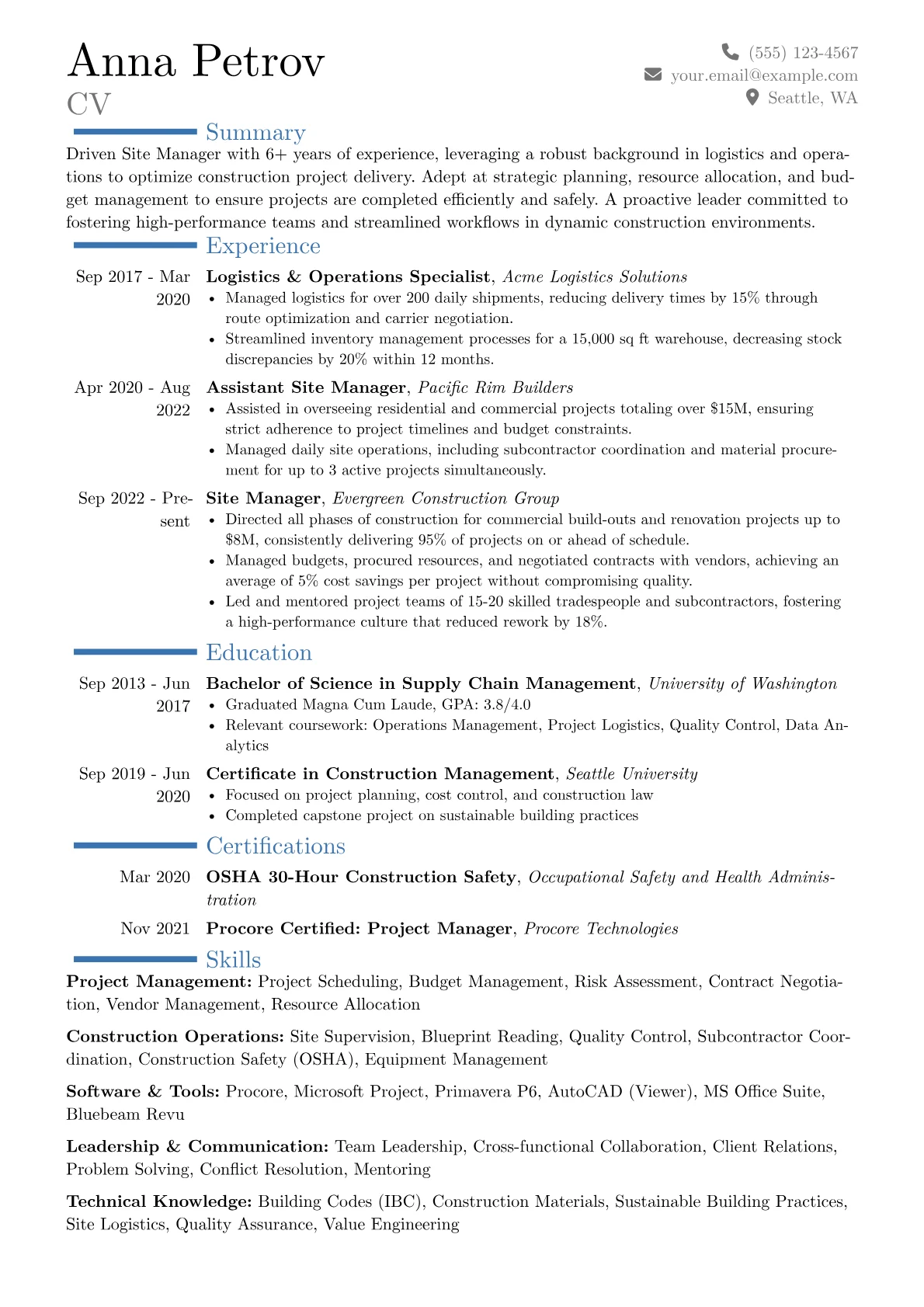 Career changer version - Page 1