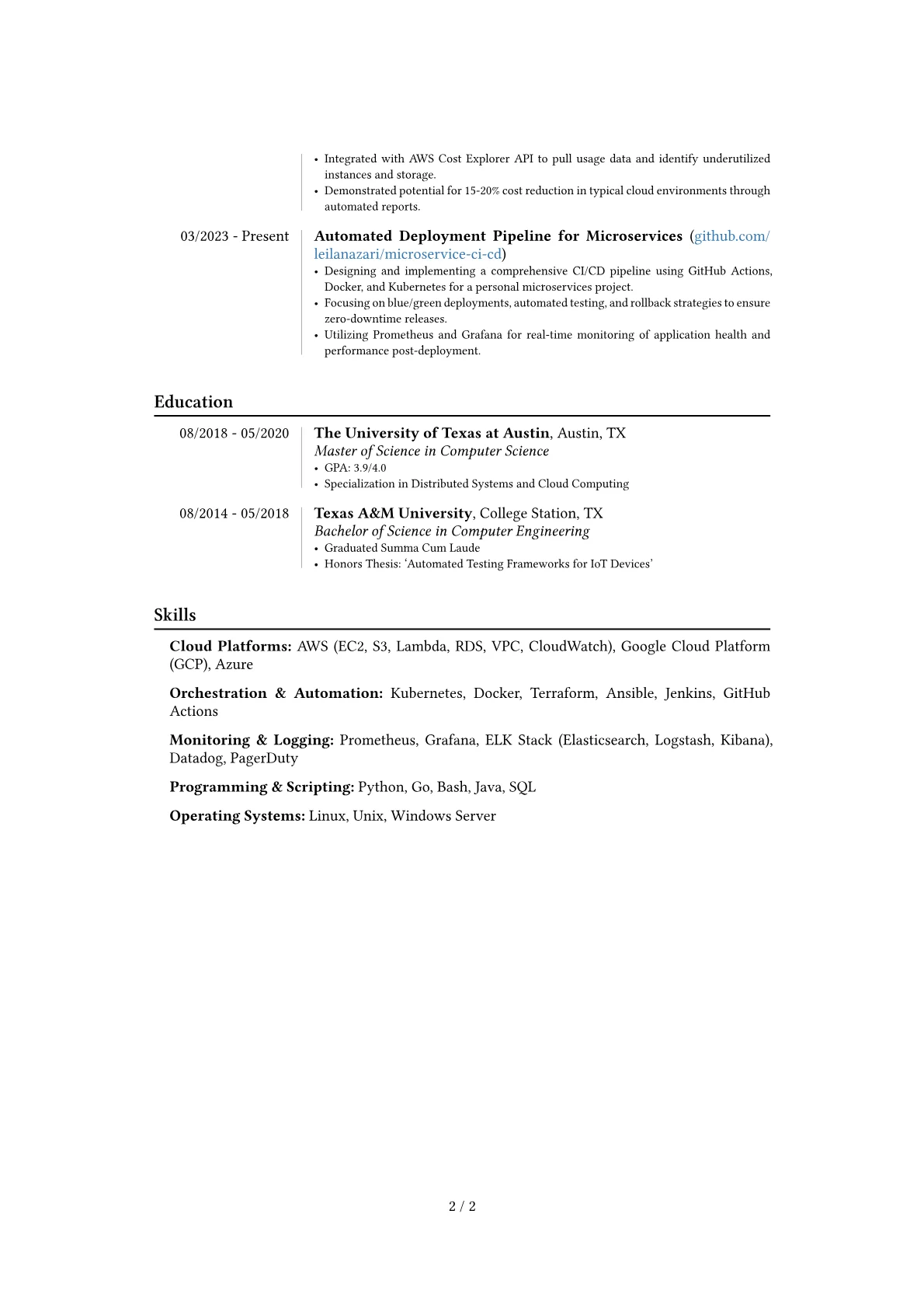Career changer version - Page 2