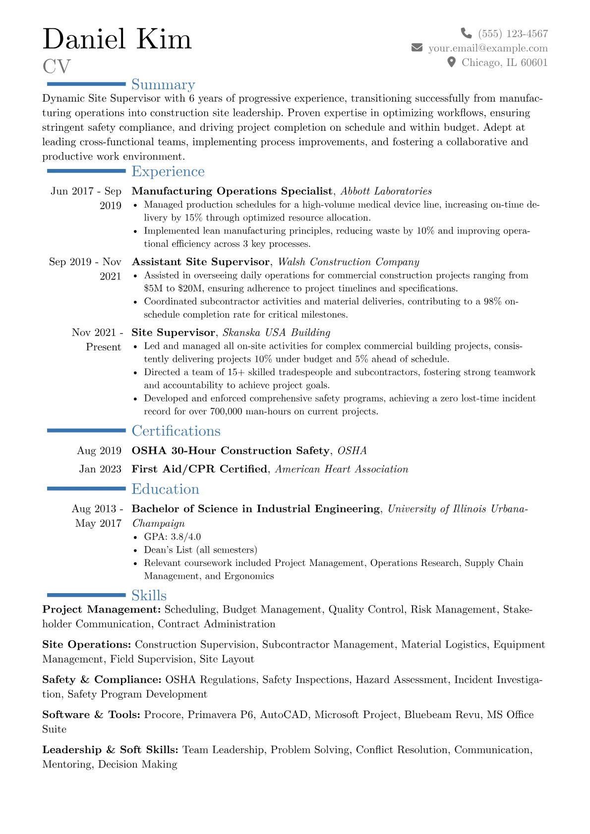 Career changer version - Page 1