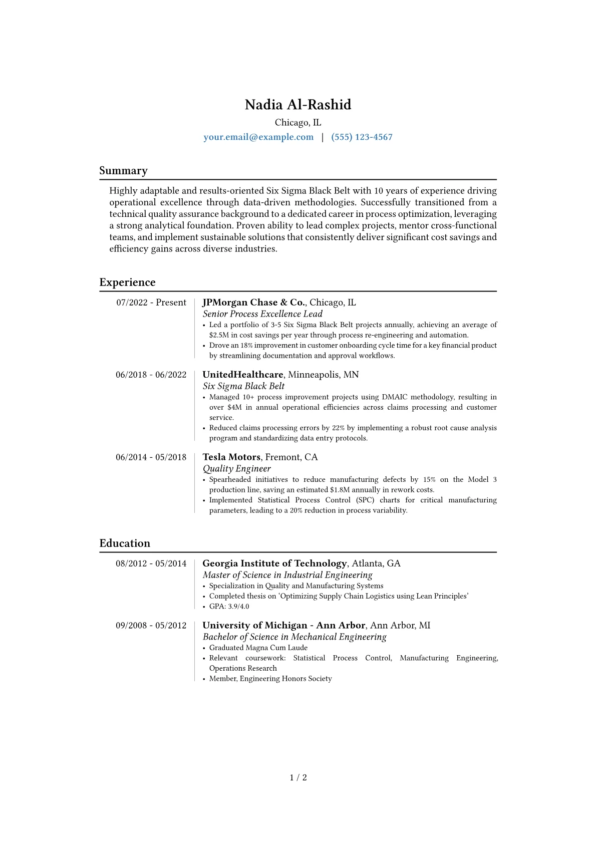 Career changer version - Page 1