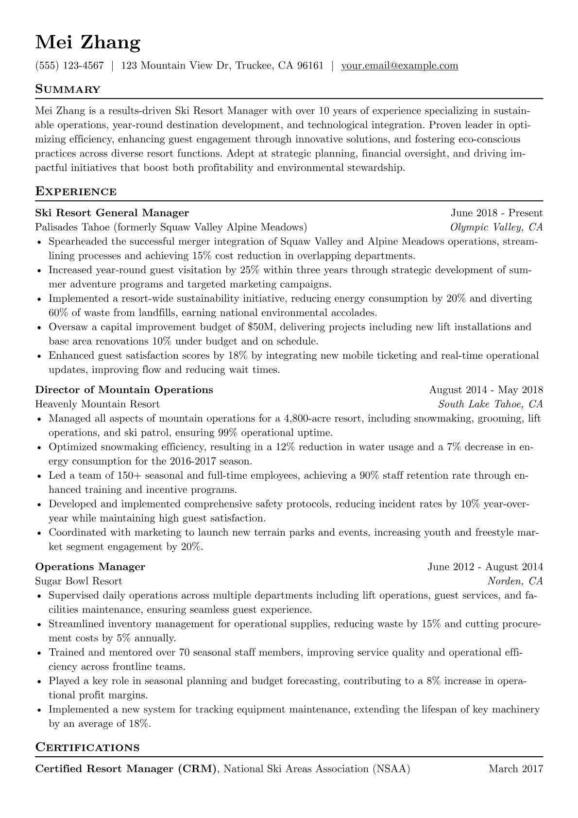 Ski Resort Manager version - Page 1