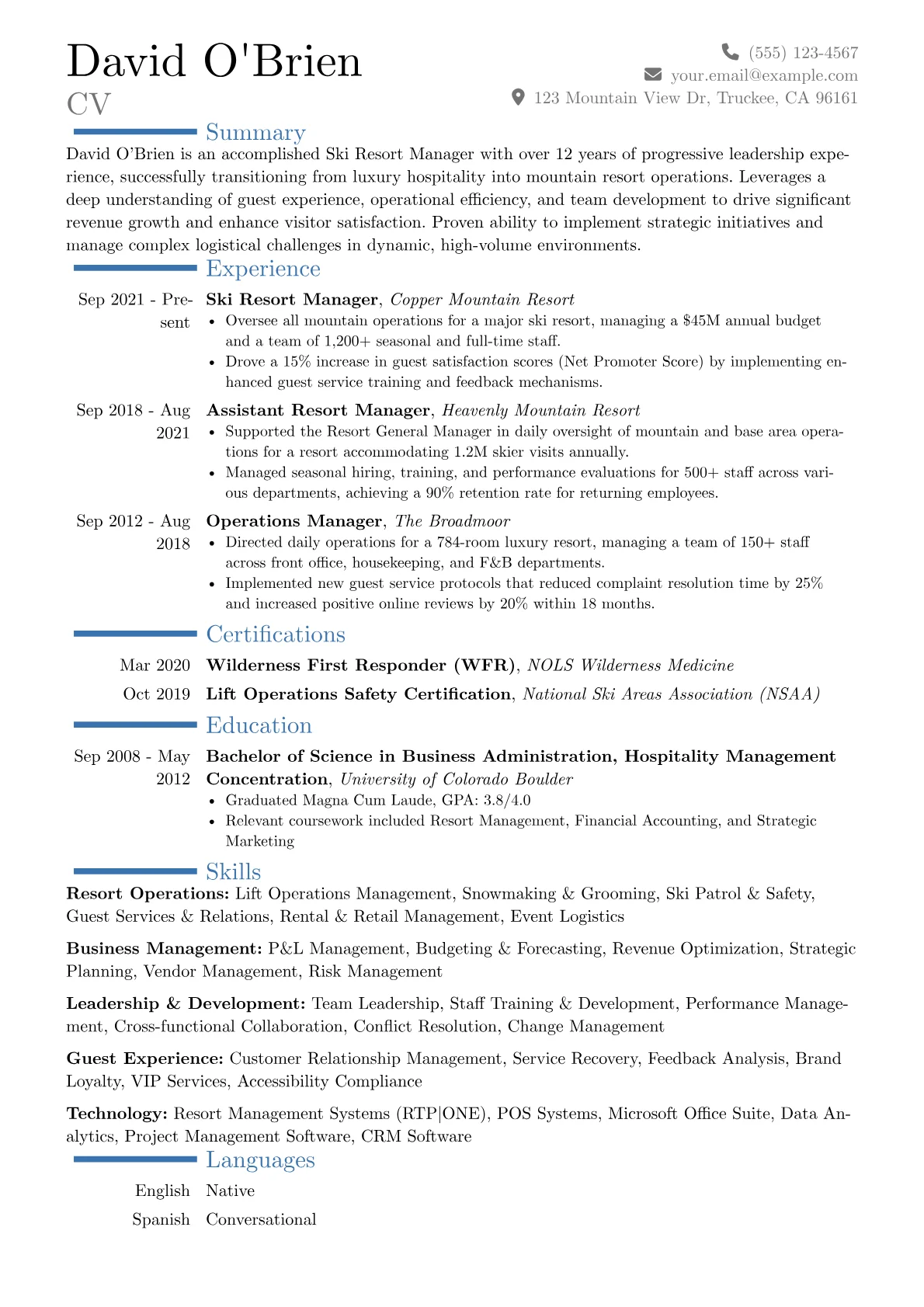 Career changer version - Page 1
