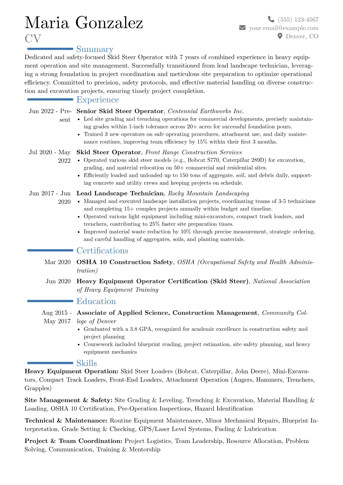 Career changer version - Page 1