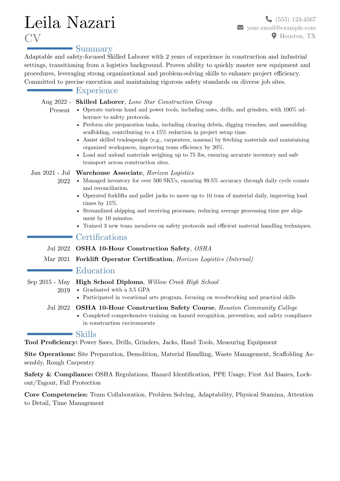 Career changer version - Page 1