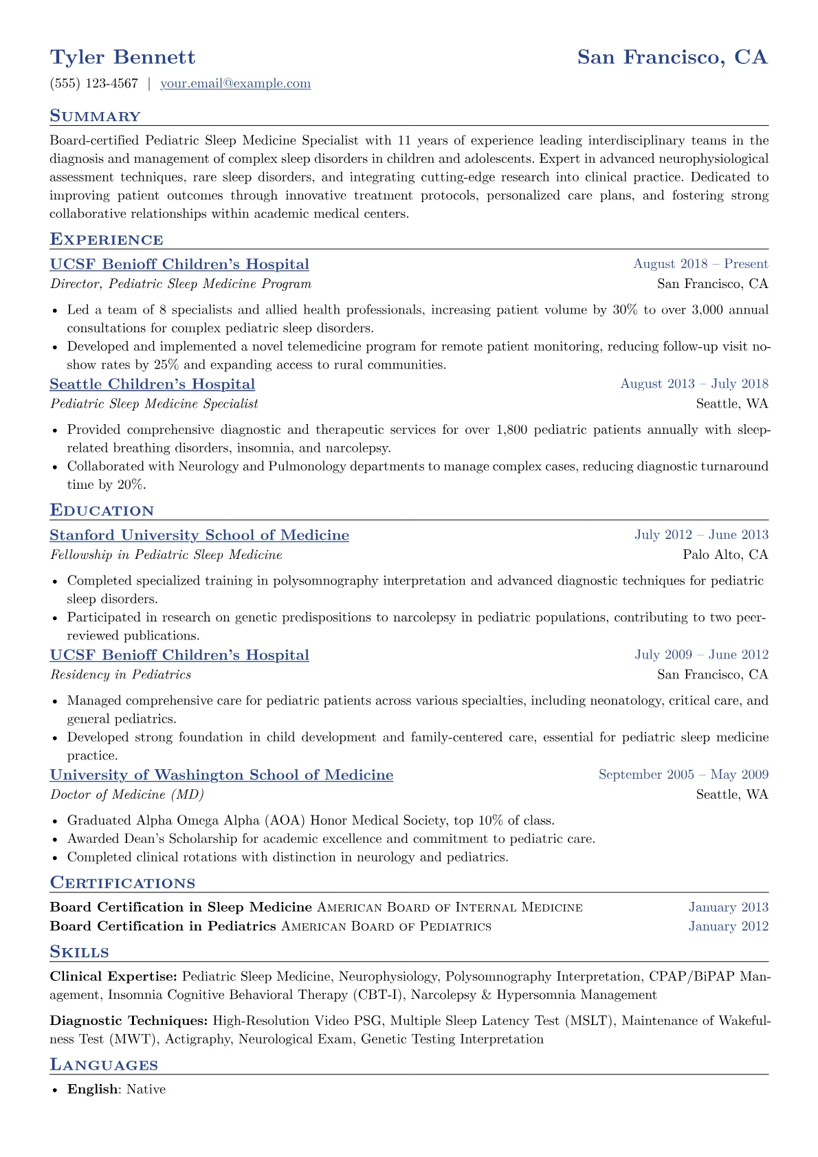 Pediatric Sleep version - Page 1