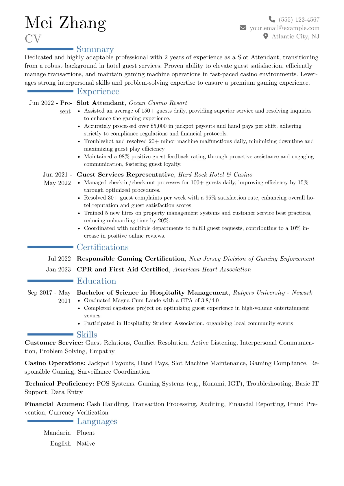 Career changer version - Page 1