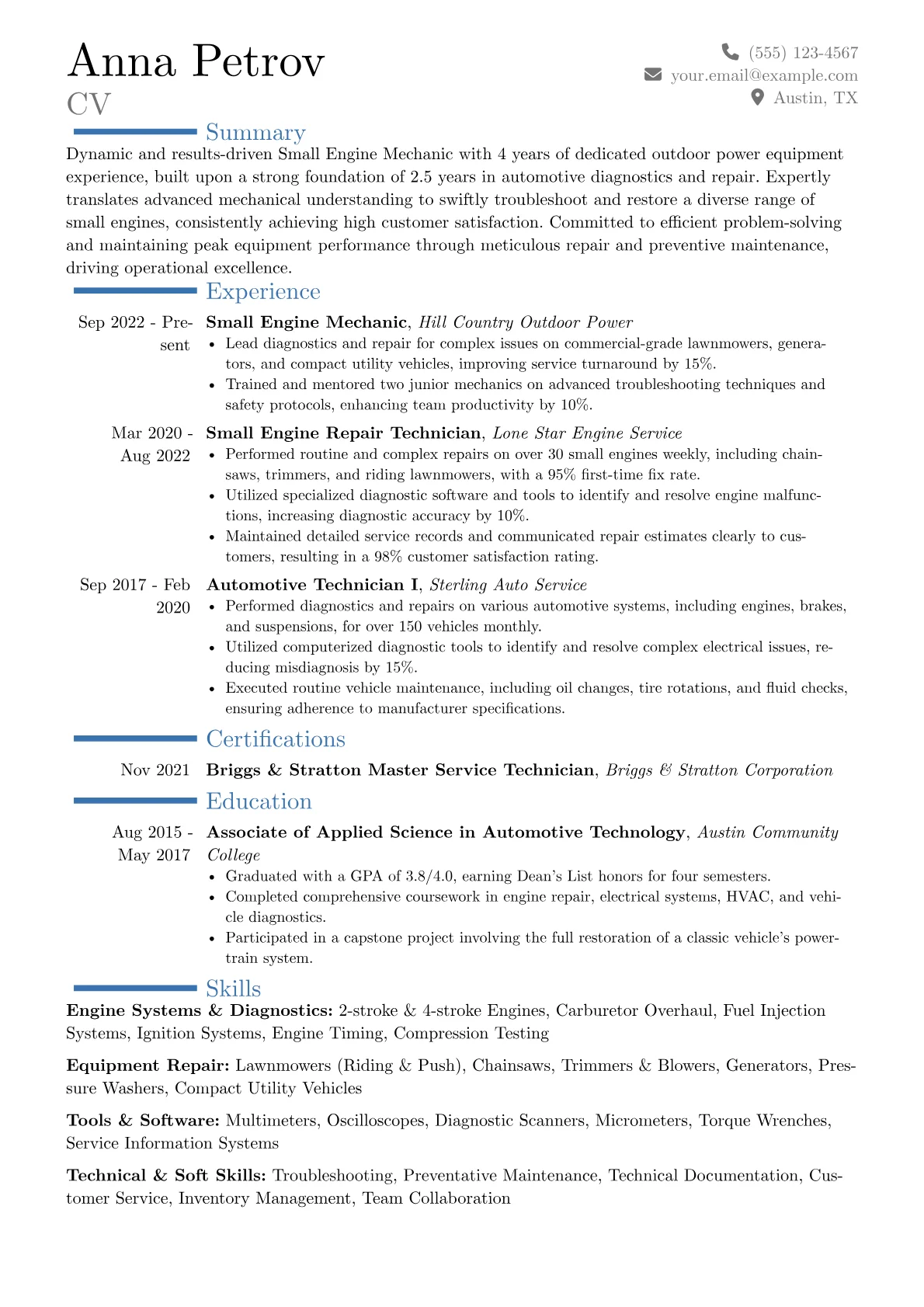 Career changer version - Page 1