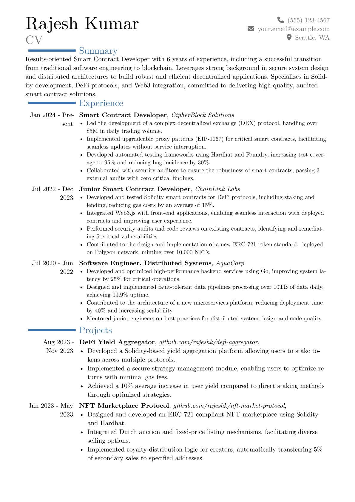 Career changer version - Page 1