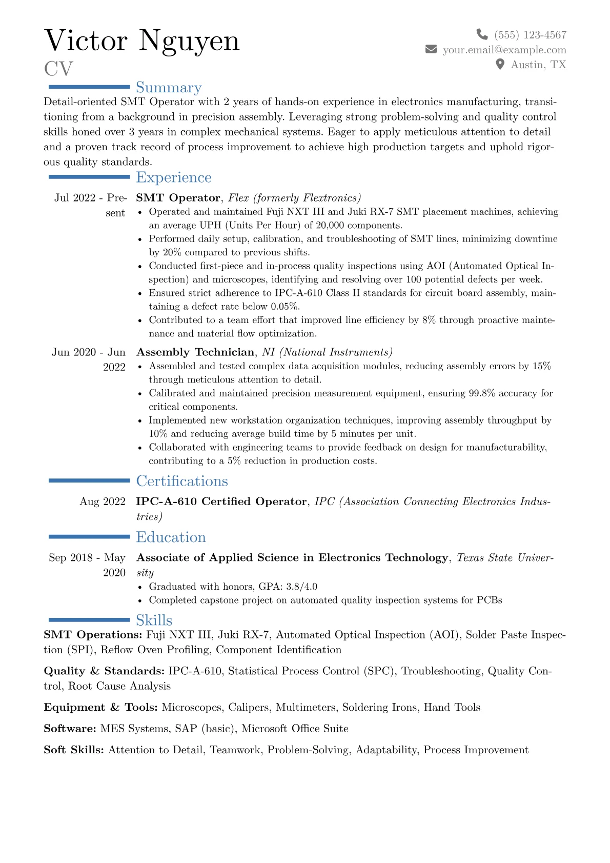 Career changer version - Page 1