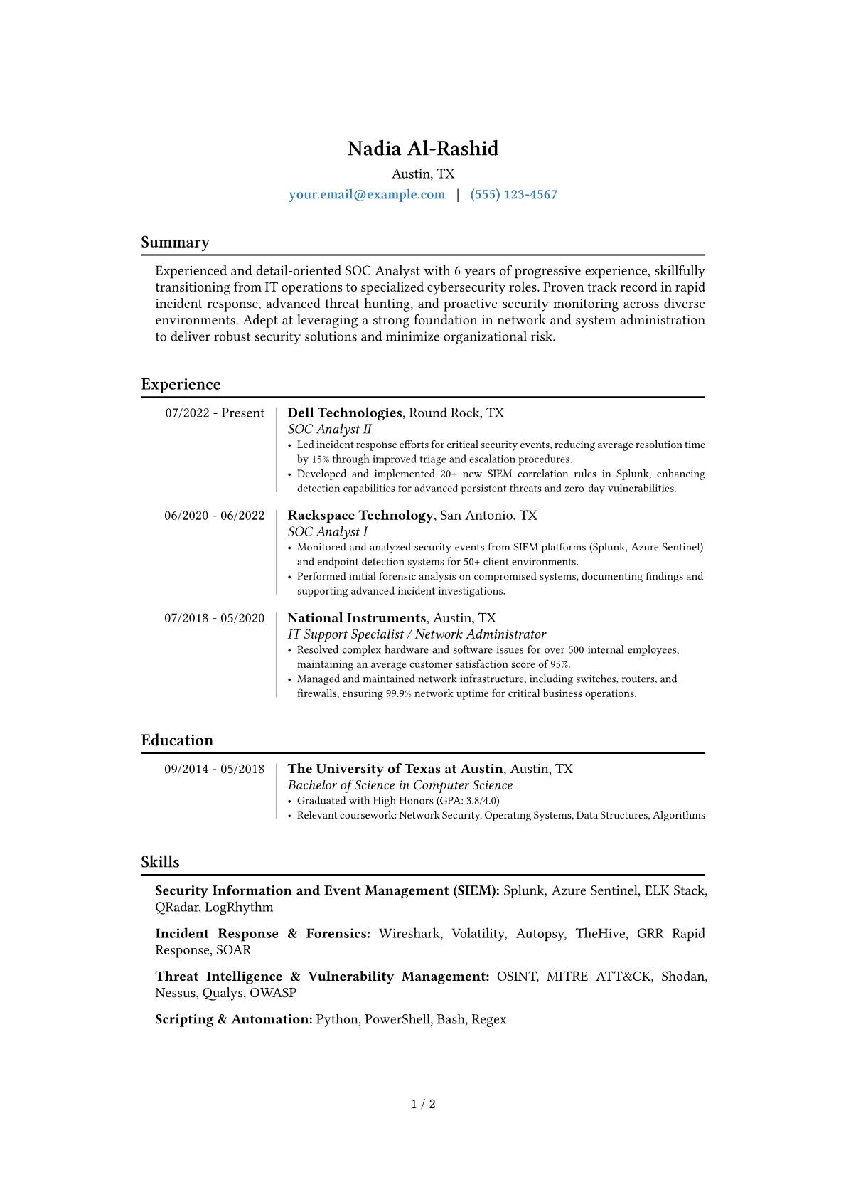 Career changer version - Page 1