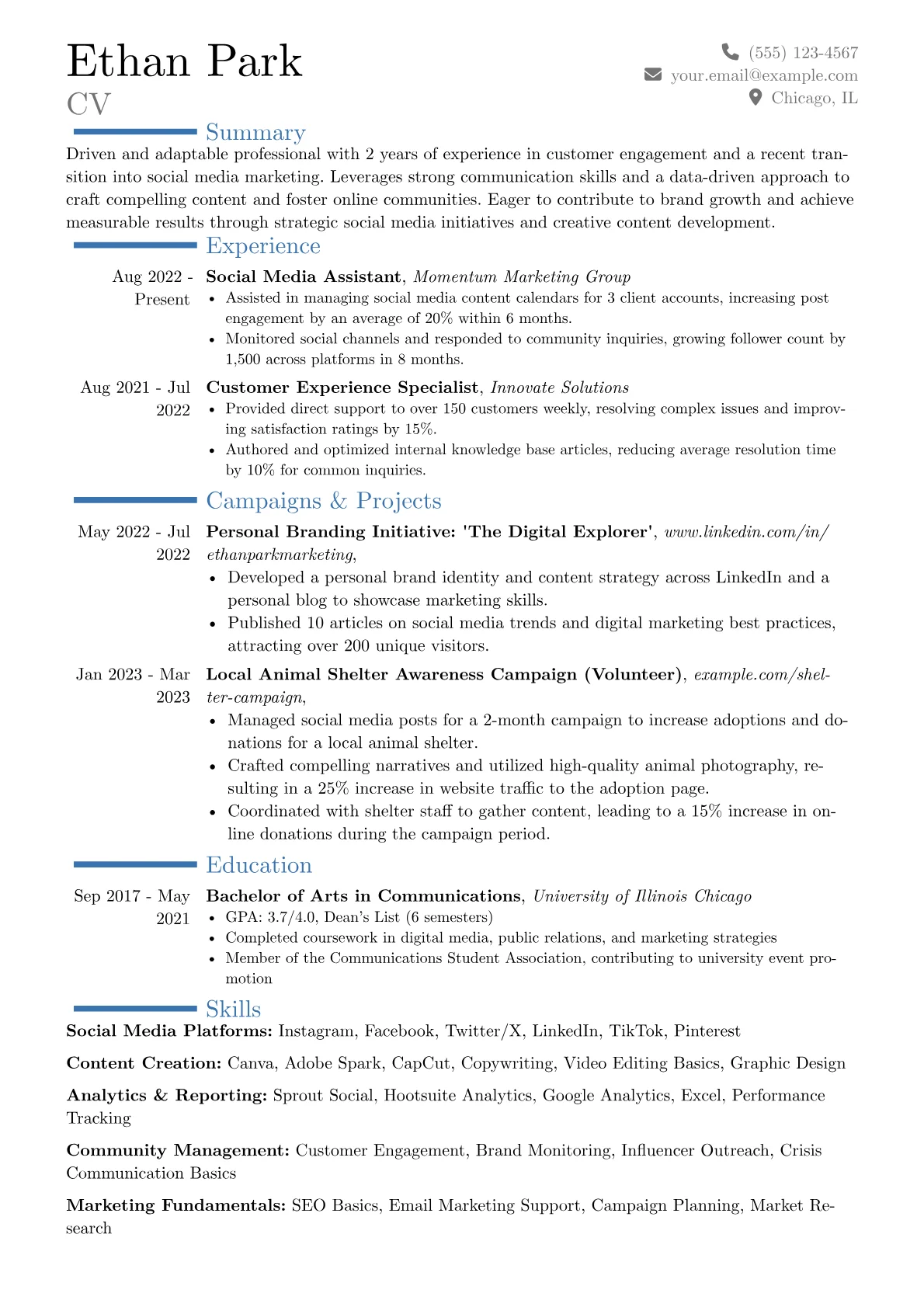 Career changer version - Page 1