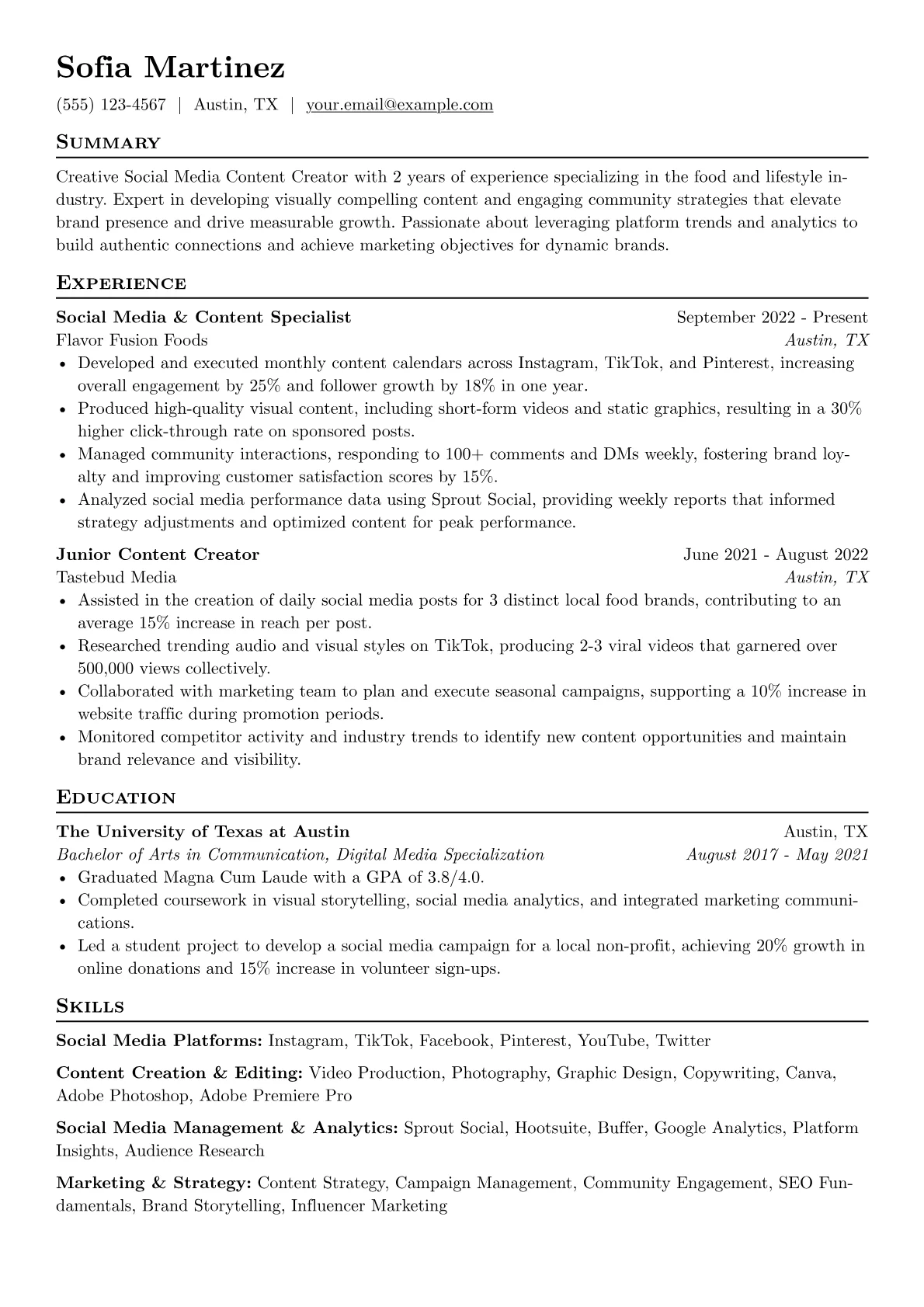 Social Media Content version - Page 1