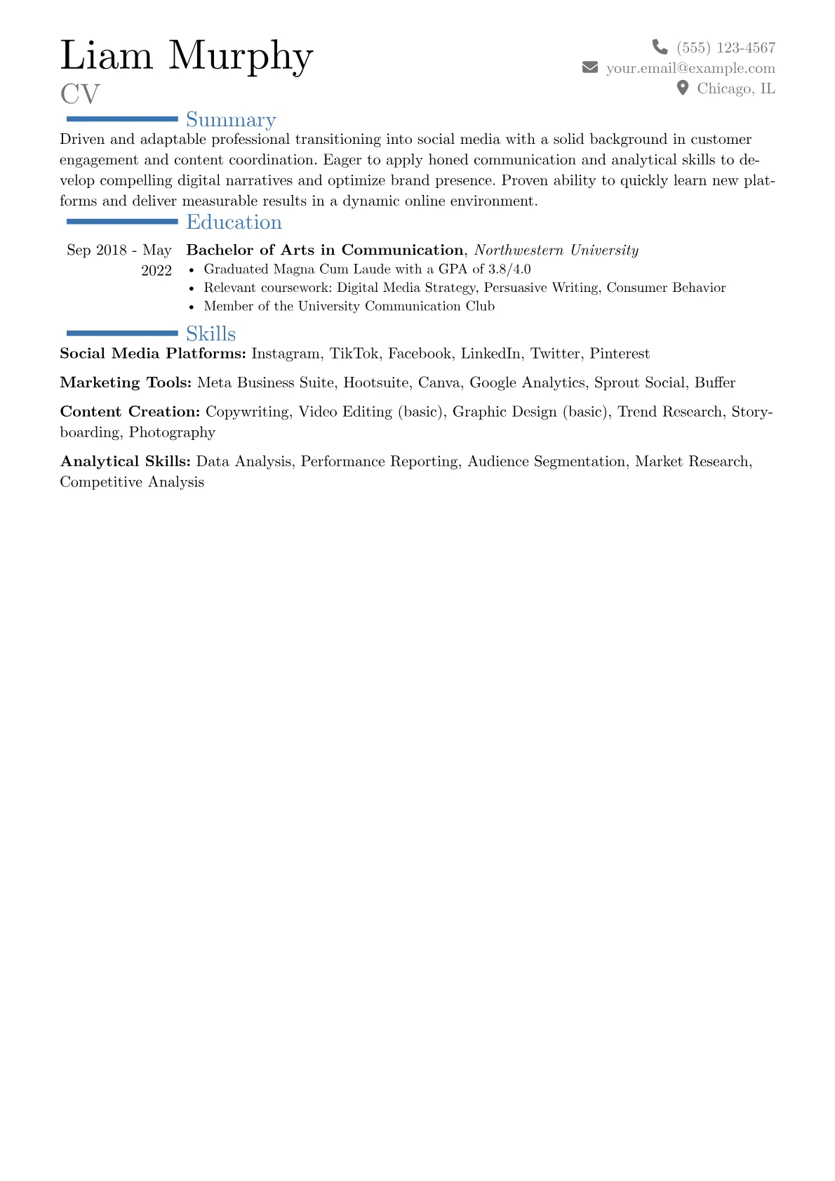 Career changer version - Page 1