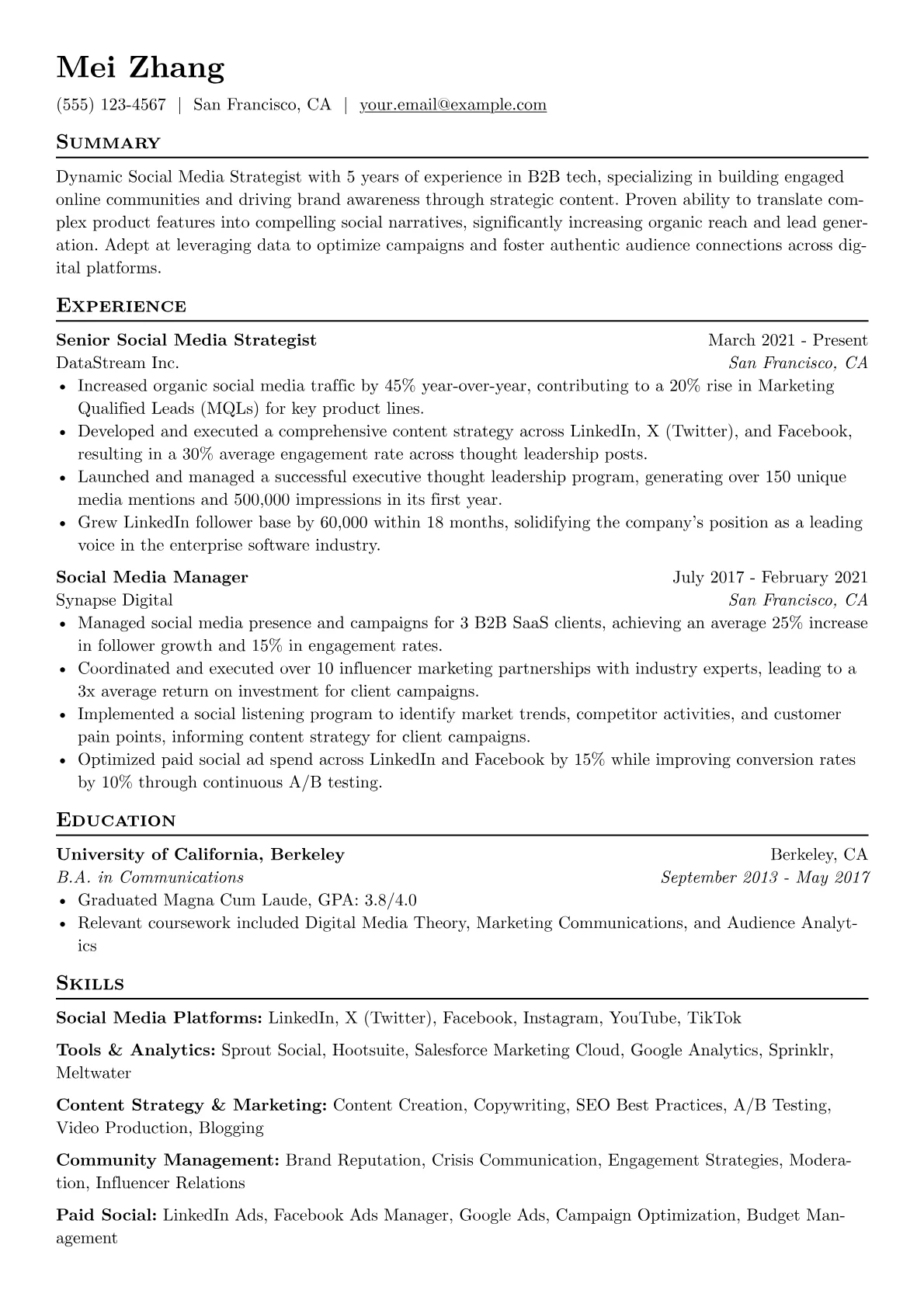 Social Media Platforms version - Page 1