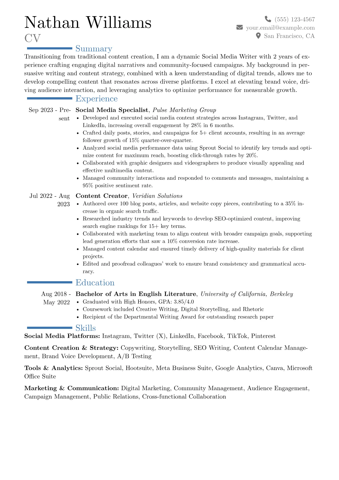 Career changer version - Page 1