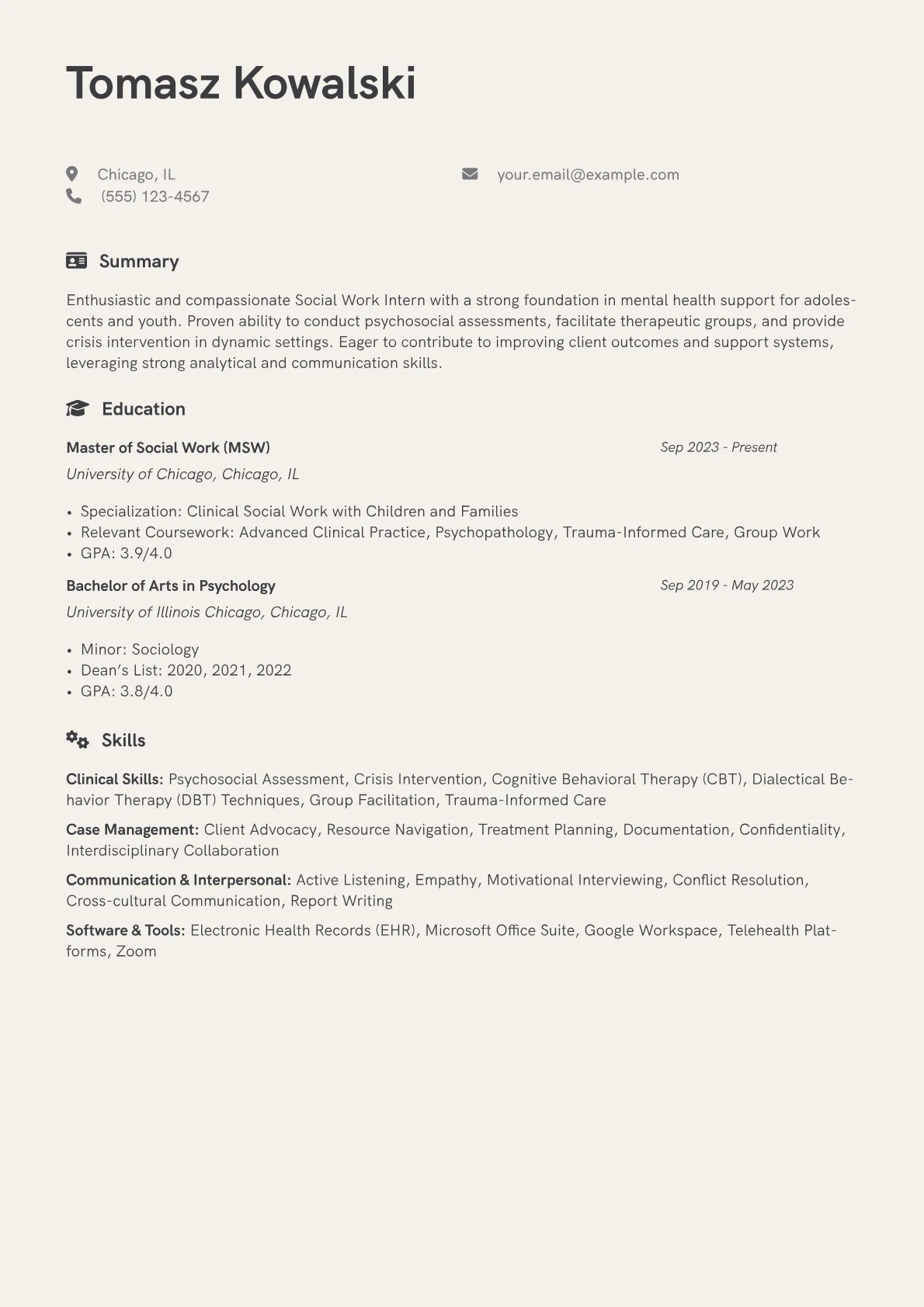 Youth Mental Health Focus version - Page 1