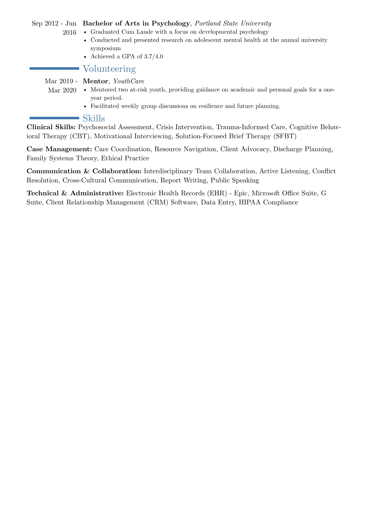 Career changer version - Page 2