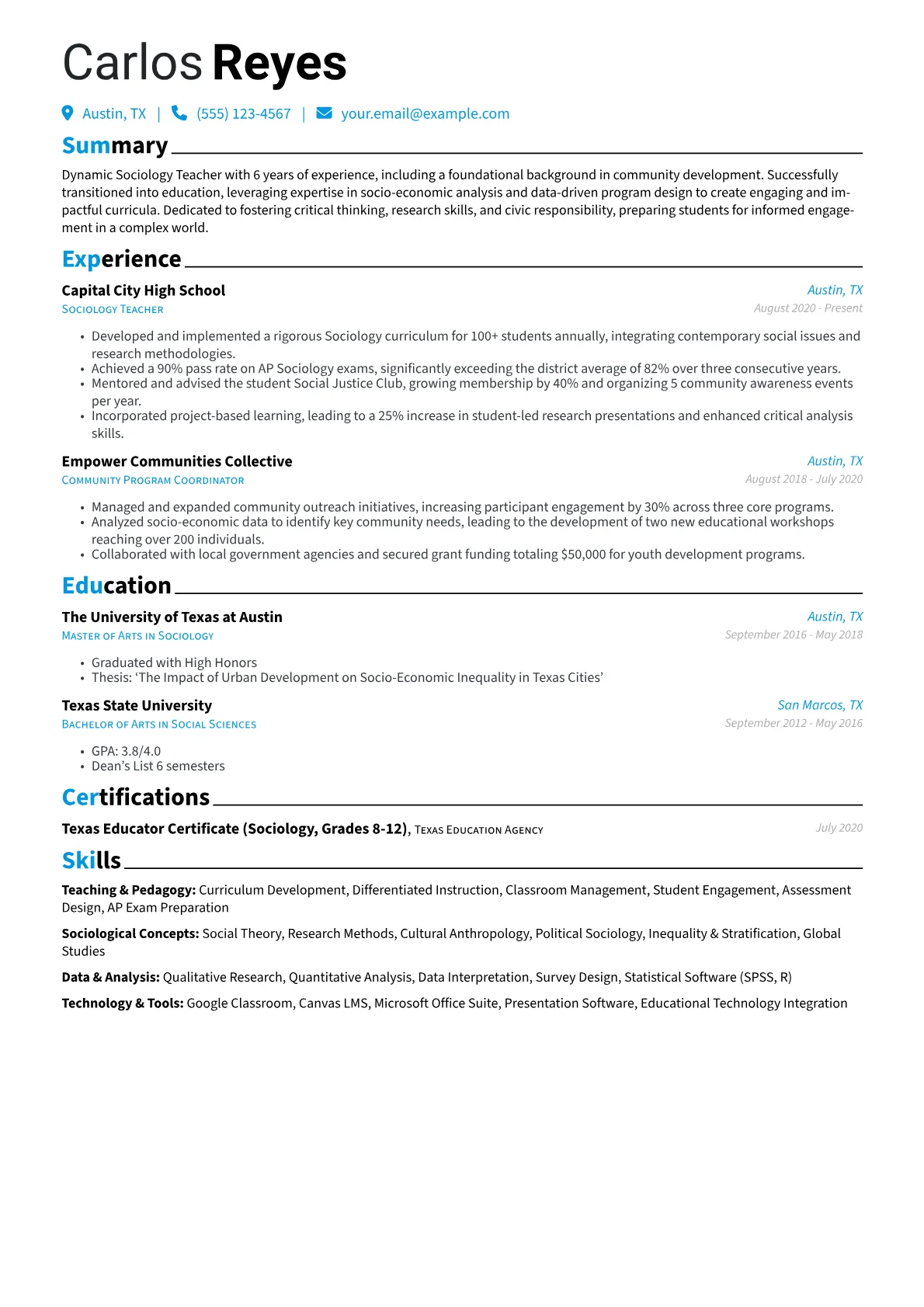 Career changer version - Page 1