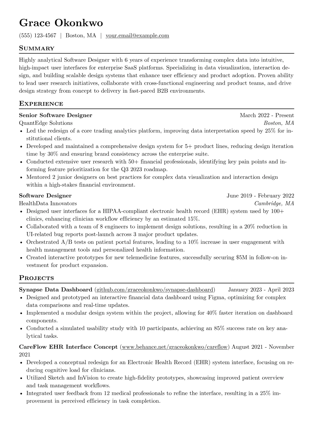 Software Designer version - Page 1