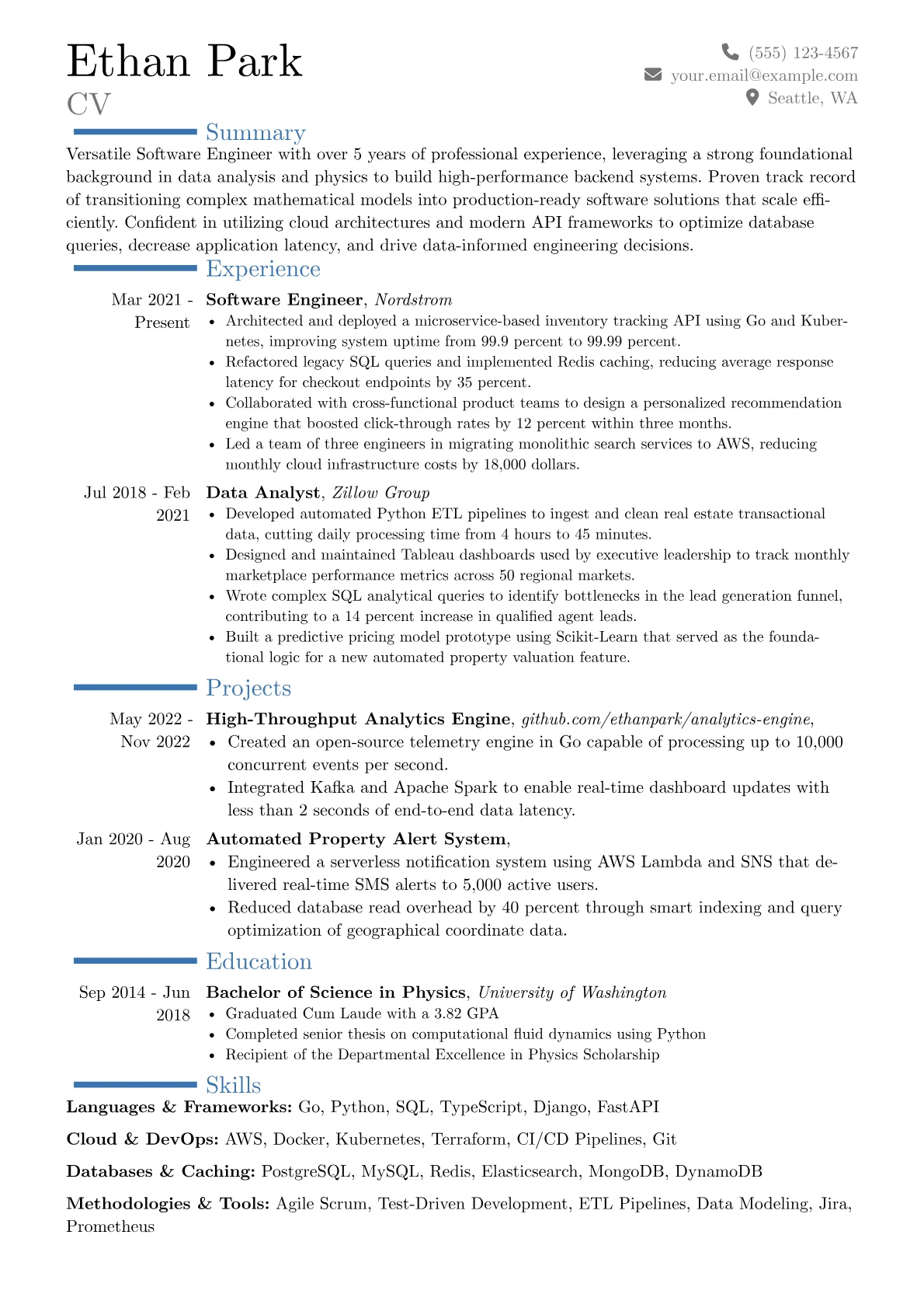 Career changer version - Page 1