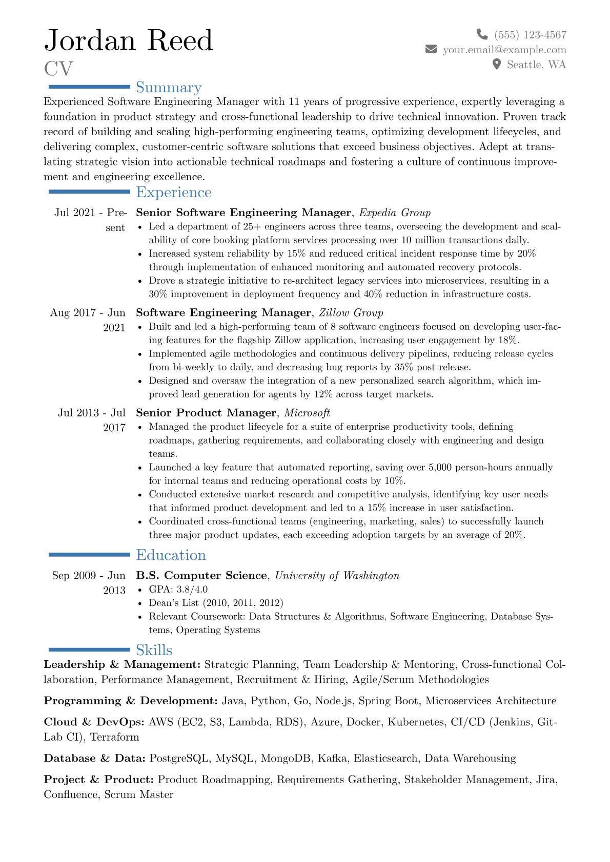 Career changer version - Page 1