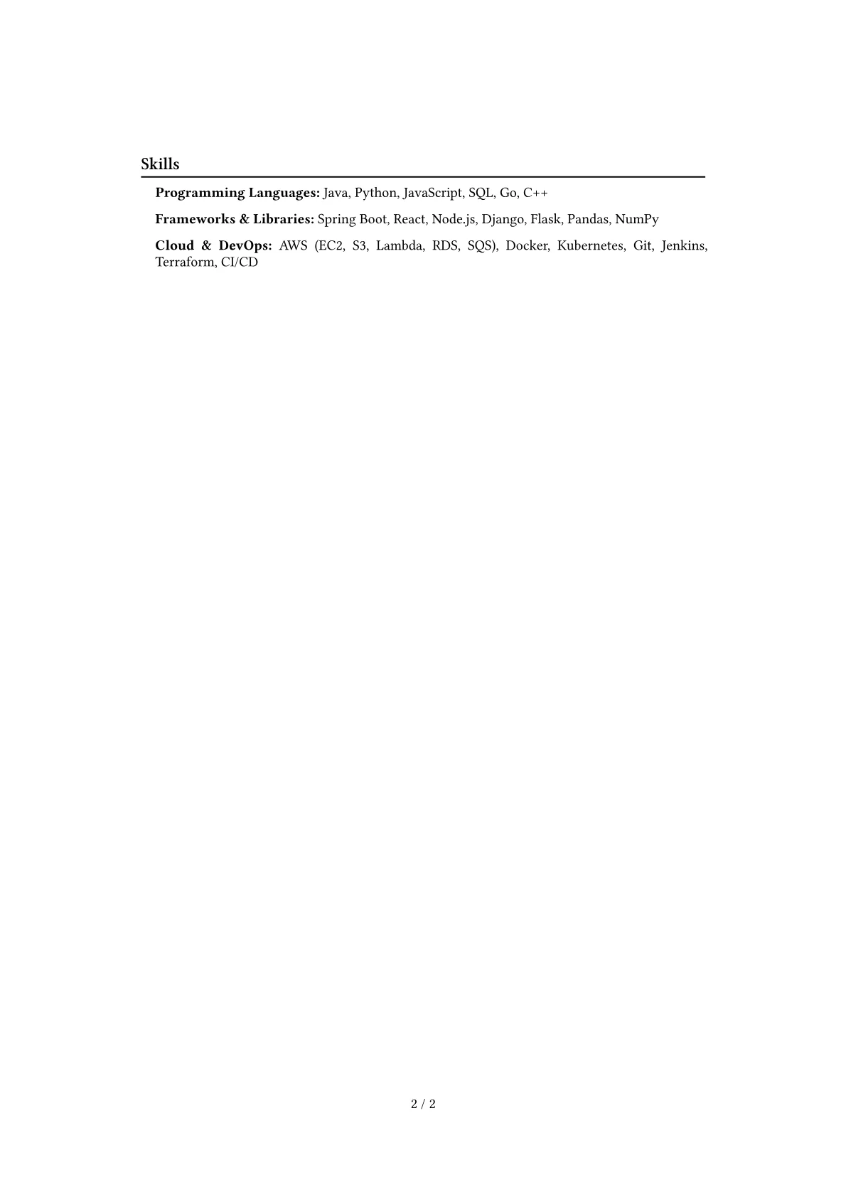 Career changer version - Page 2