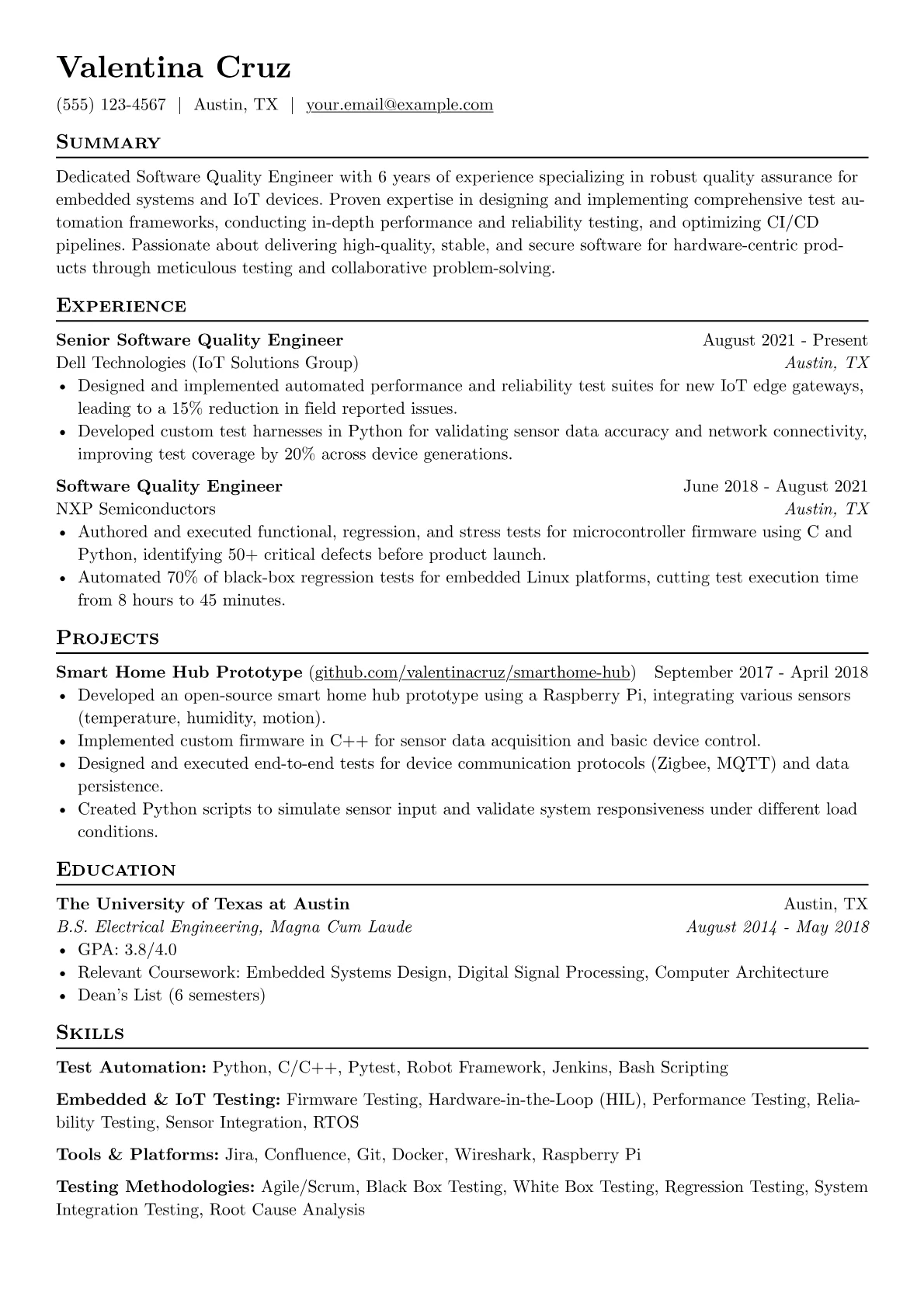Software Quality version - Page 1