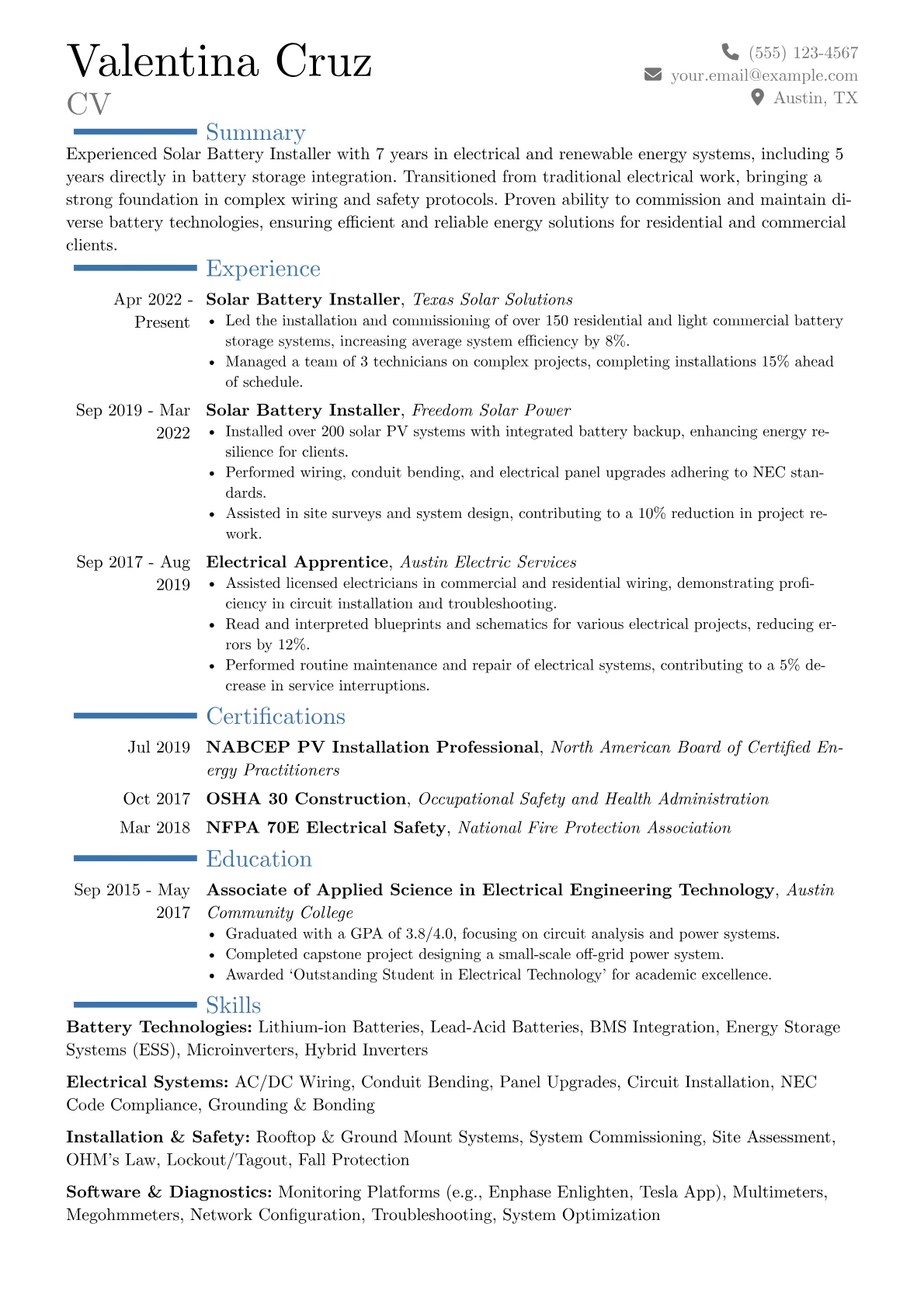 Career changer version - Page 1