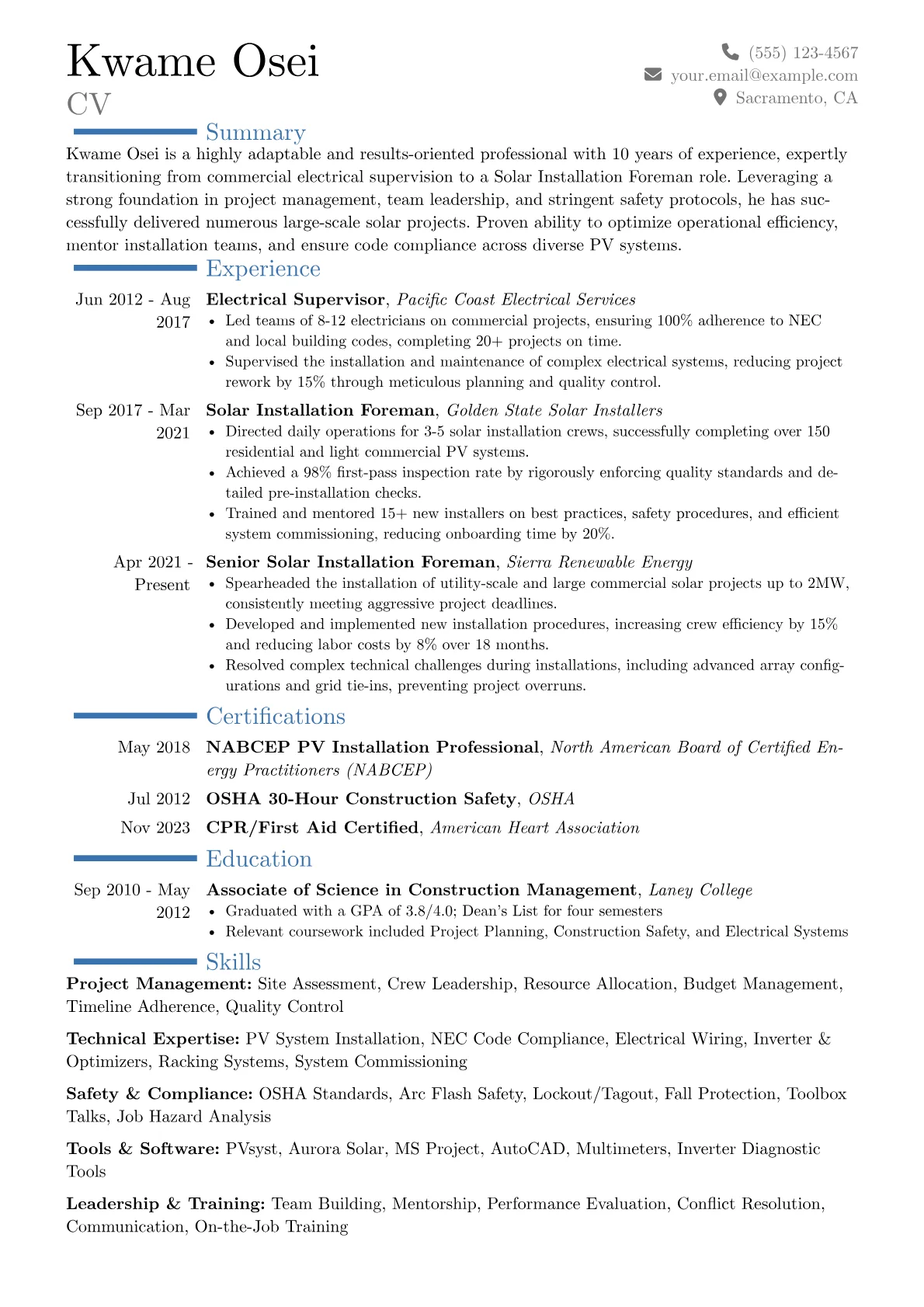 Career changer version - Page 1