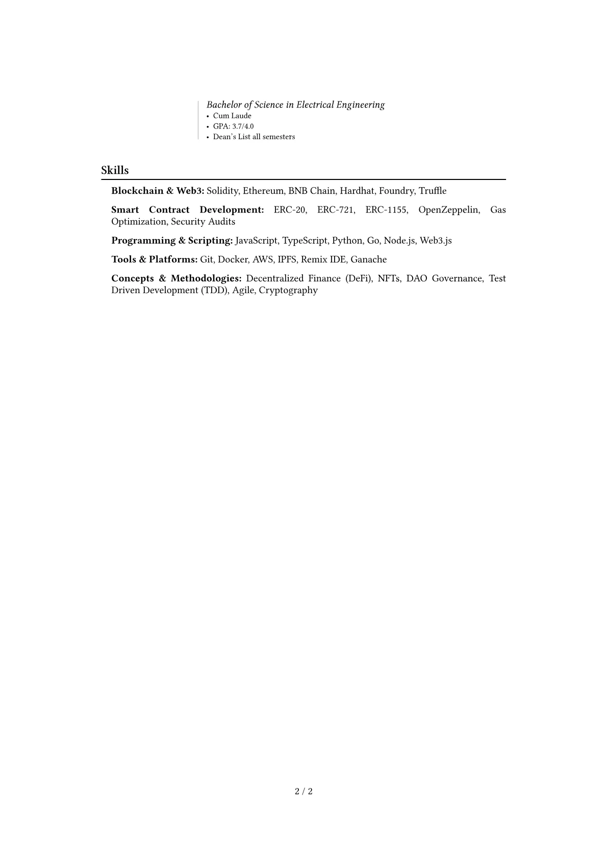 Career changer version - Page 2