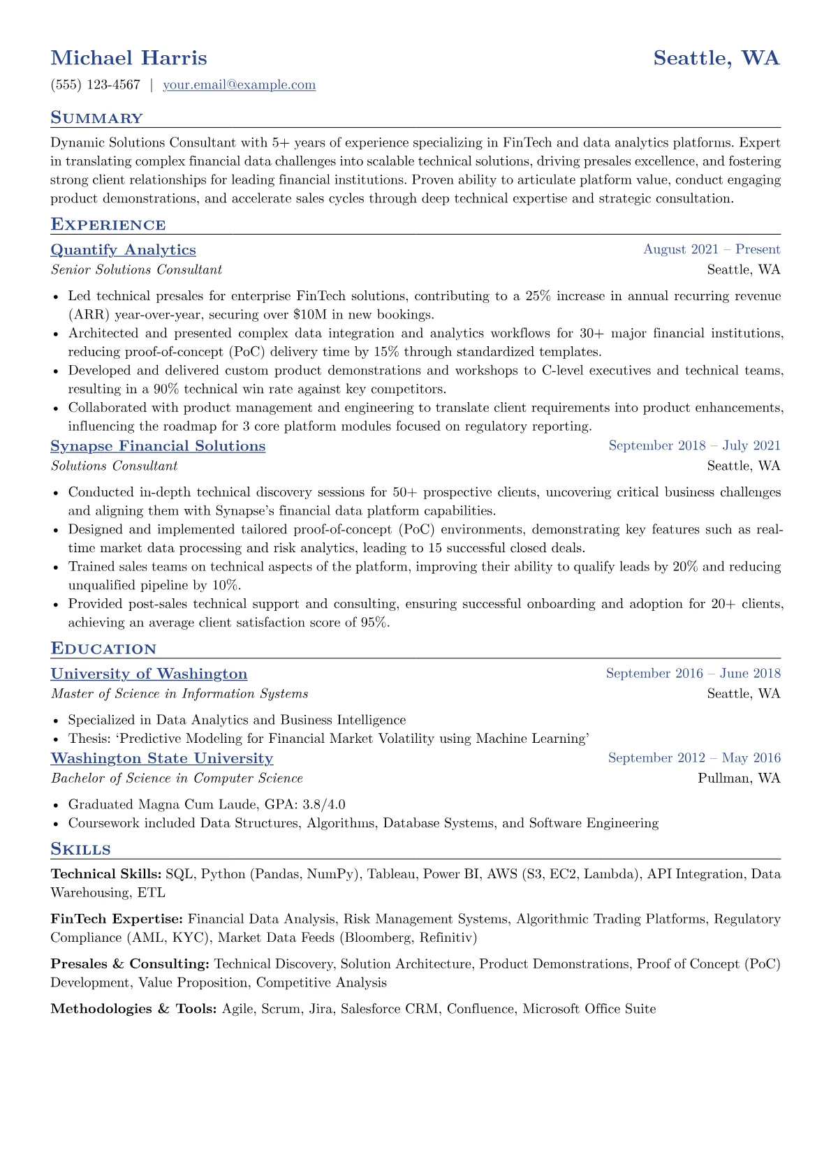 FinTech Data Platform version - Page 1