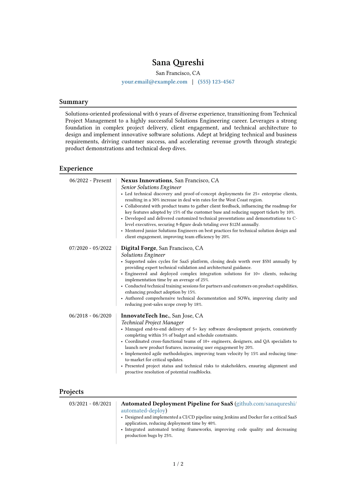 Career changer version - Page 1