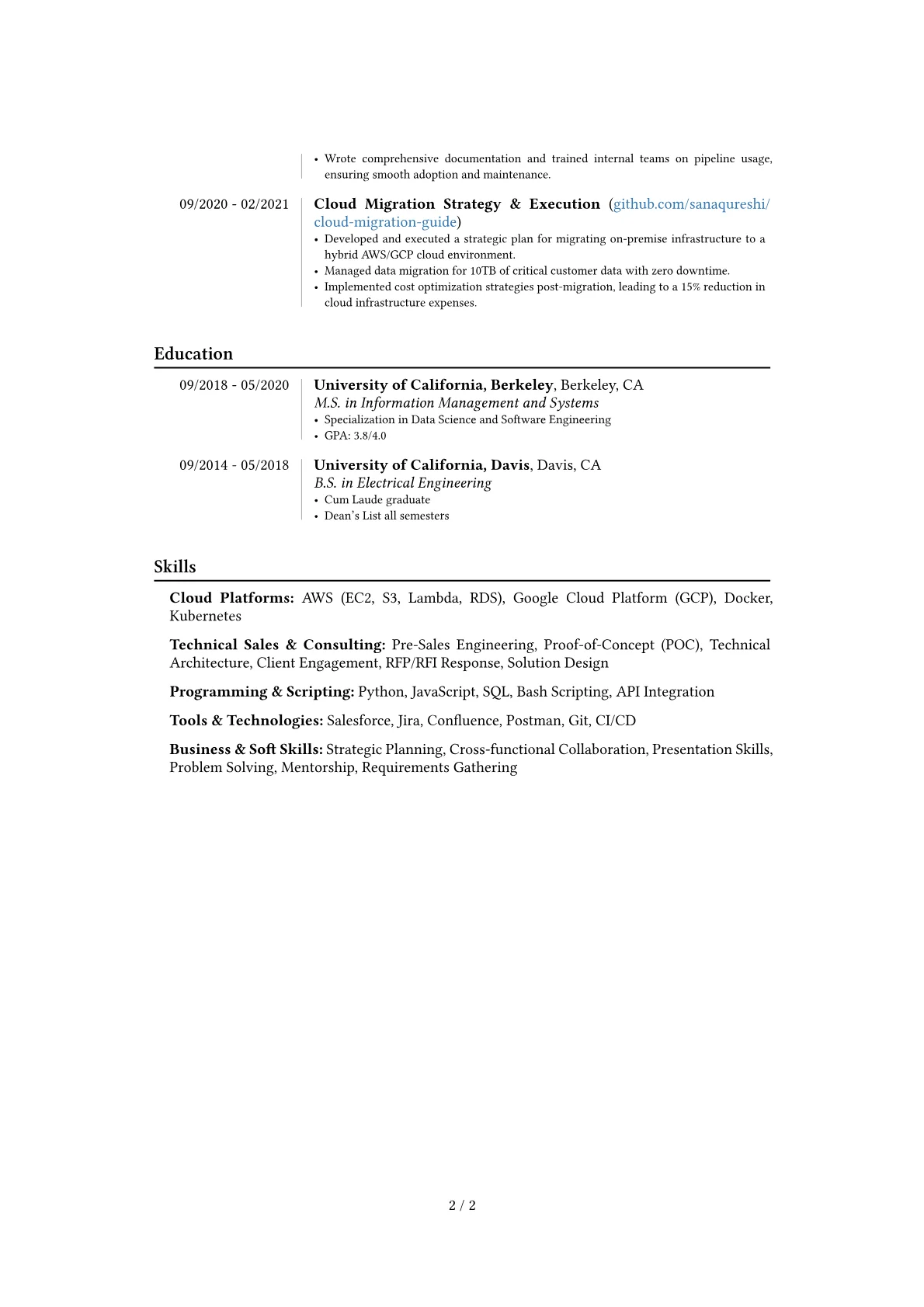Career changer version - Page 2
