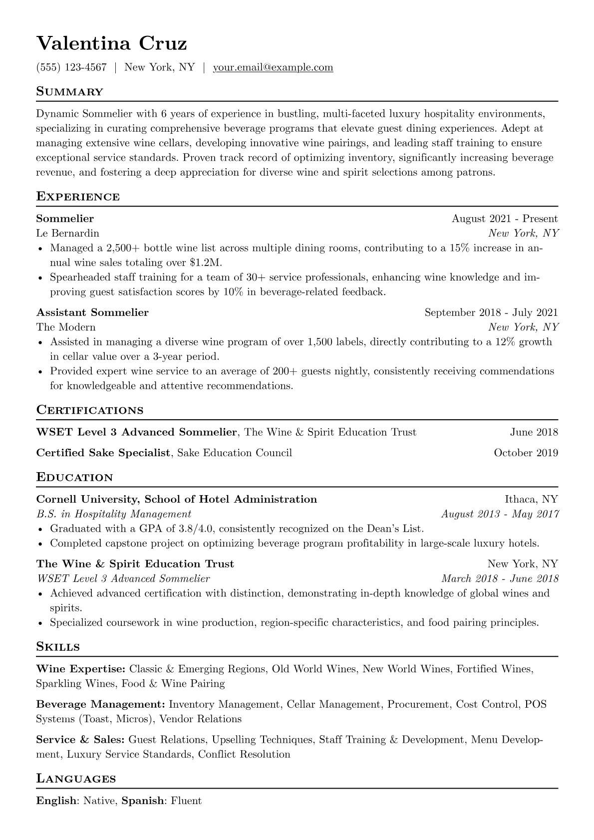 Sommelier version - Page 1