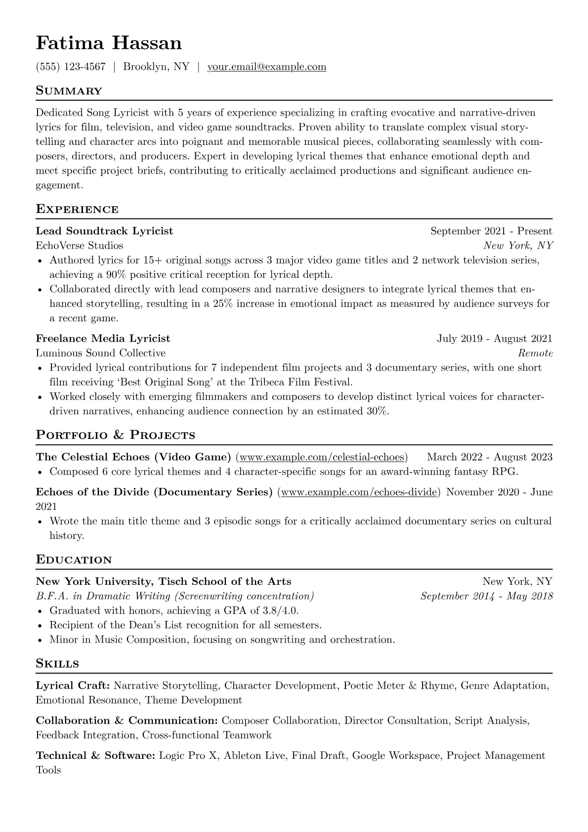 Film/TV/Game version - Page 1