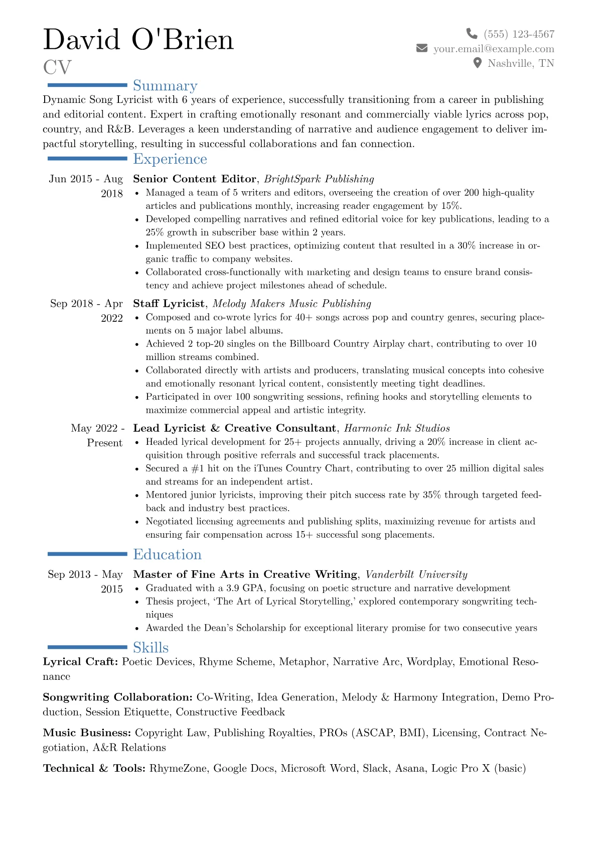 Career changer version - Page 1