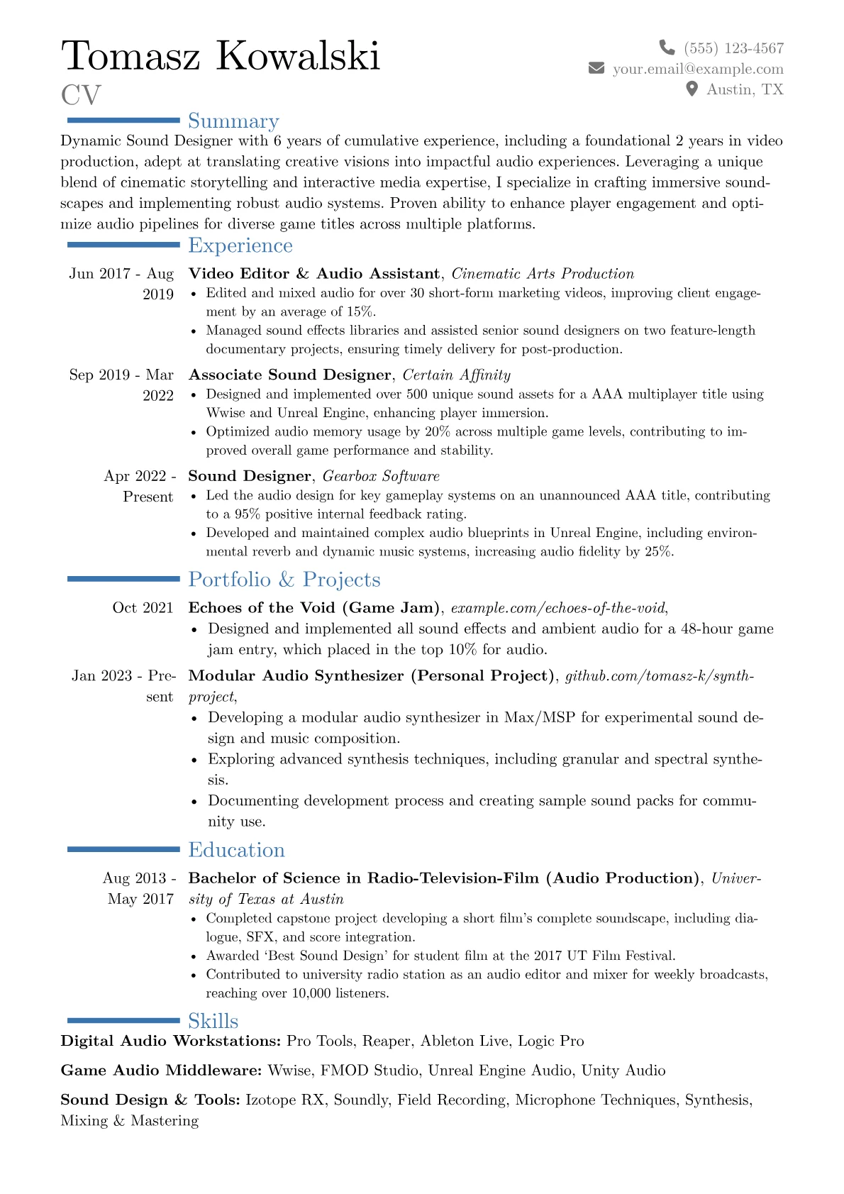Career changer version - Page 1