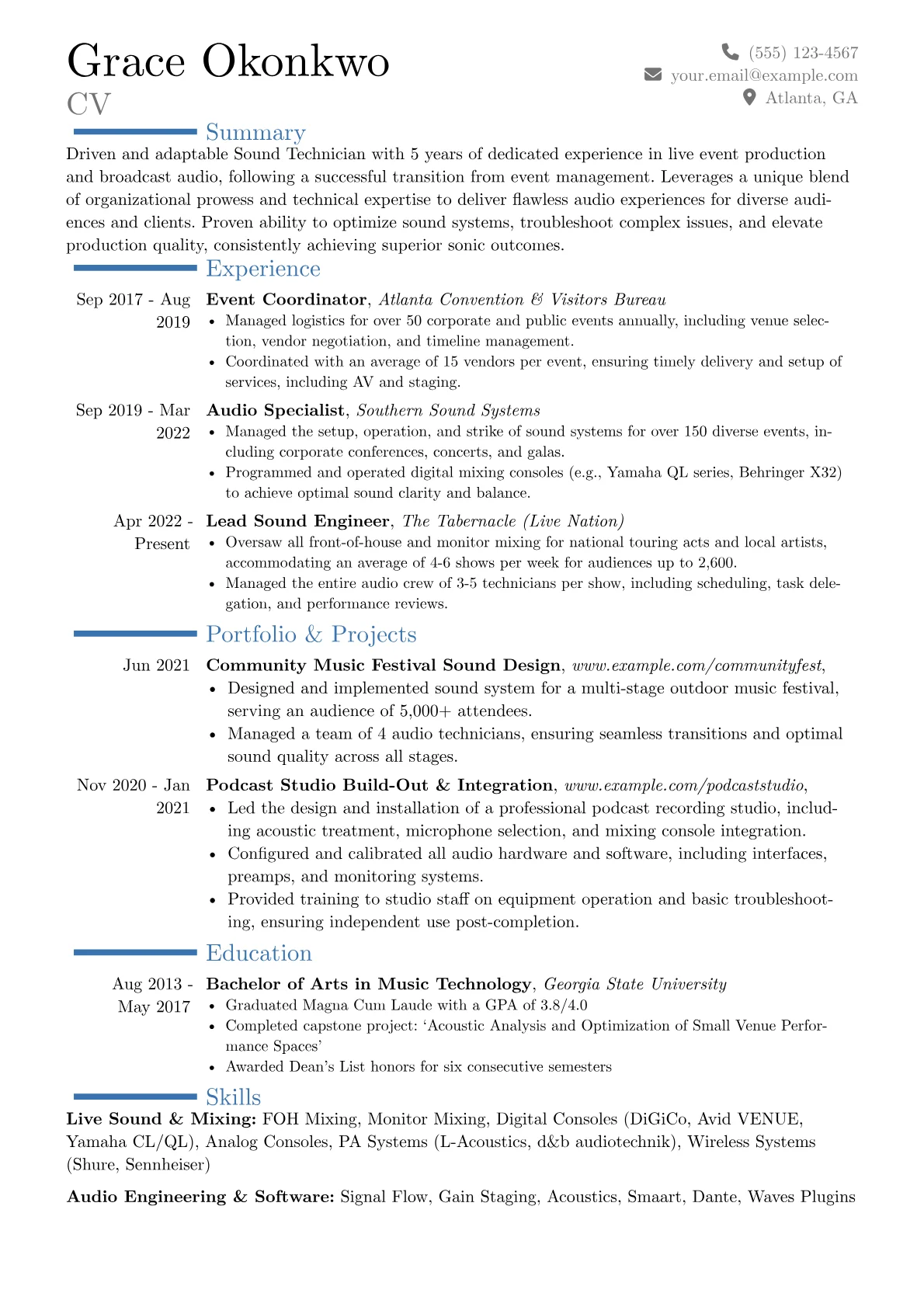 Career changer version - Page 1