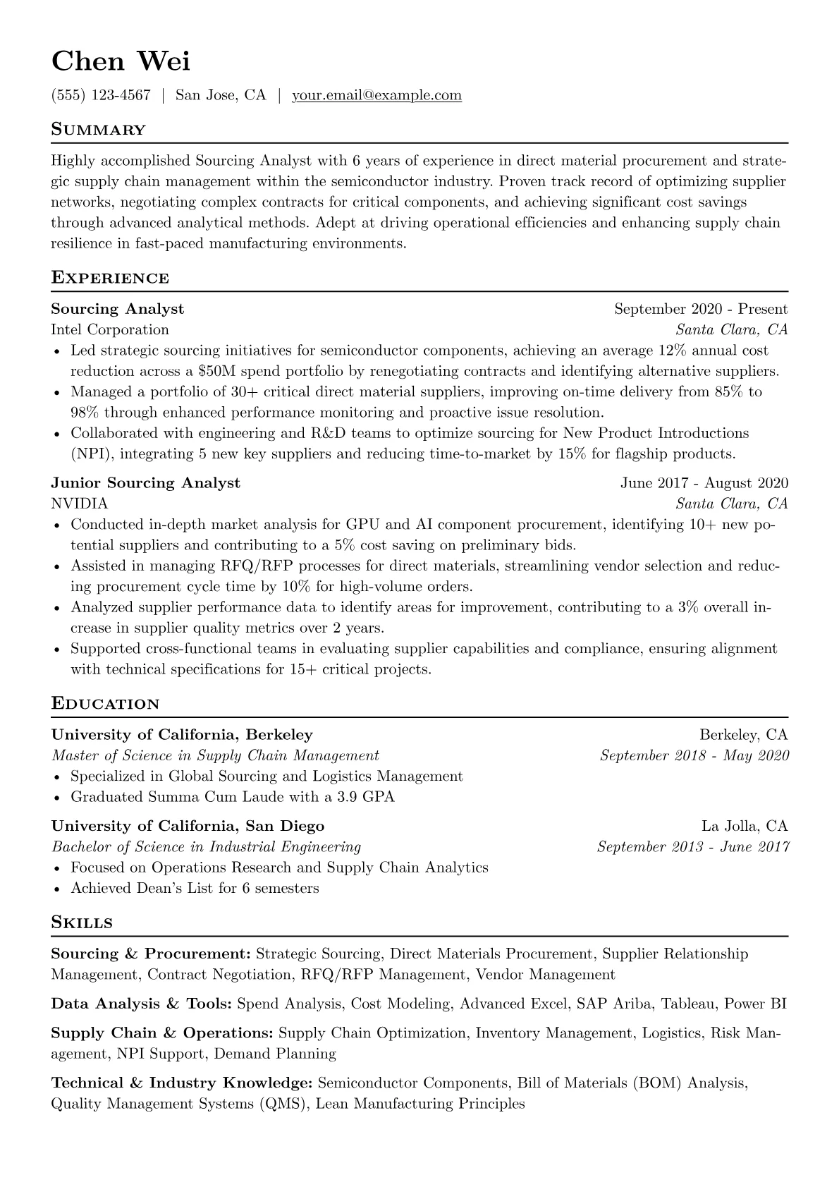 Sourcing Analyst Chen version - Page 1