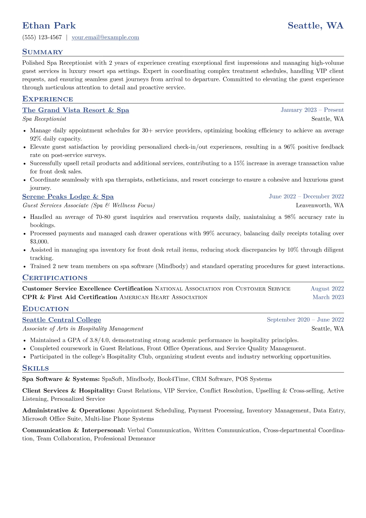 Luxury Resort Spa version - Page 1