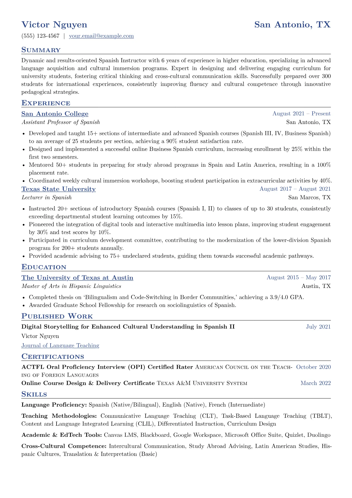 University & Business version - Page 1