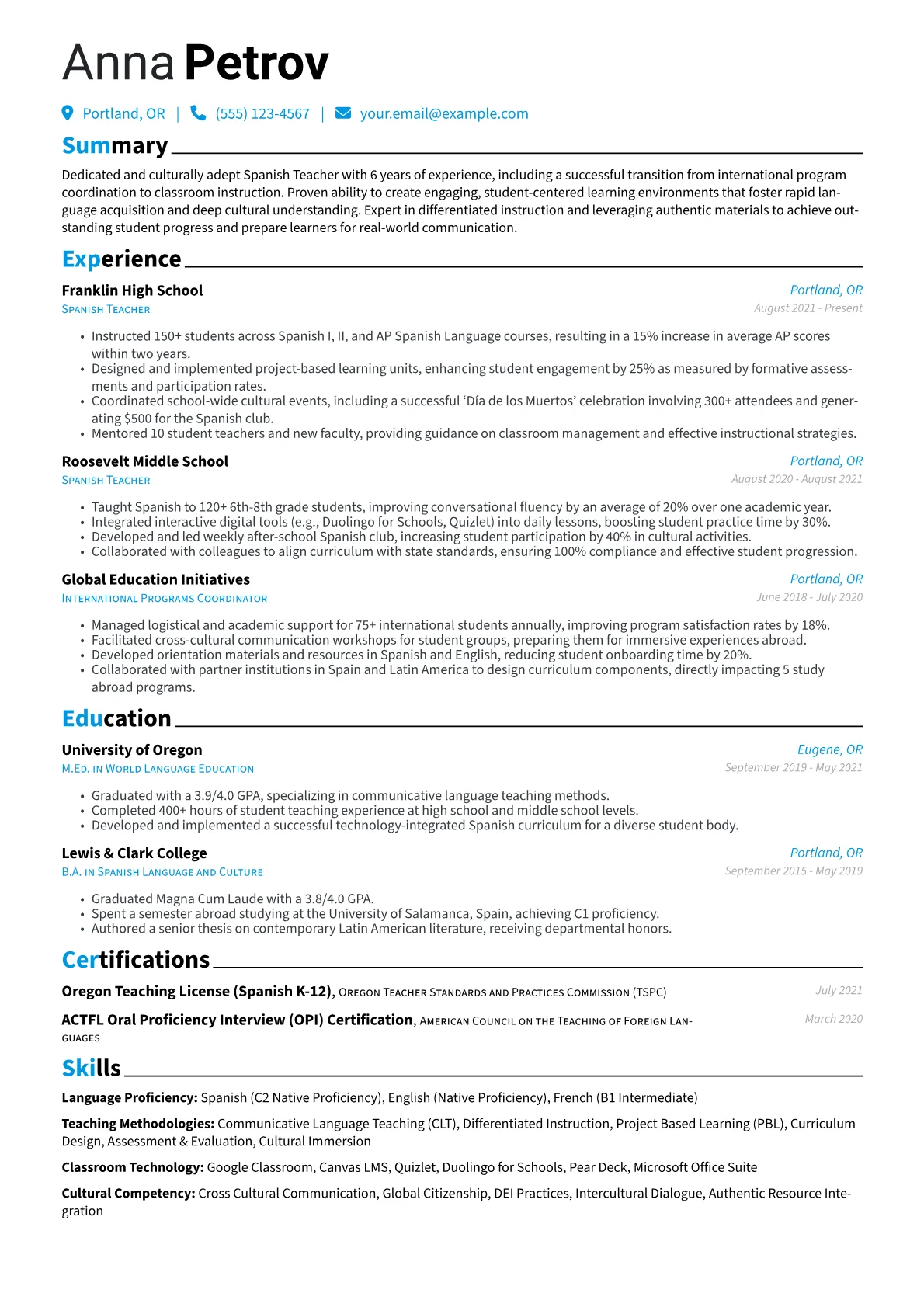 Career changer version - Page 1