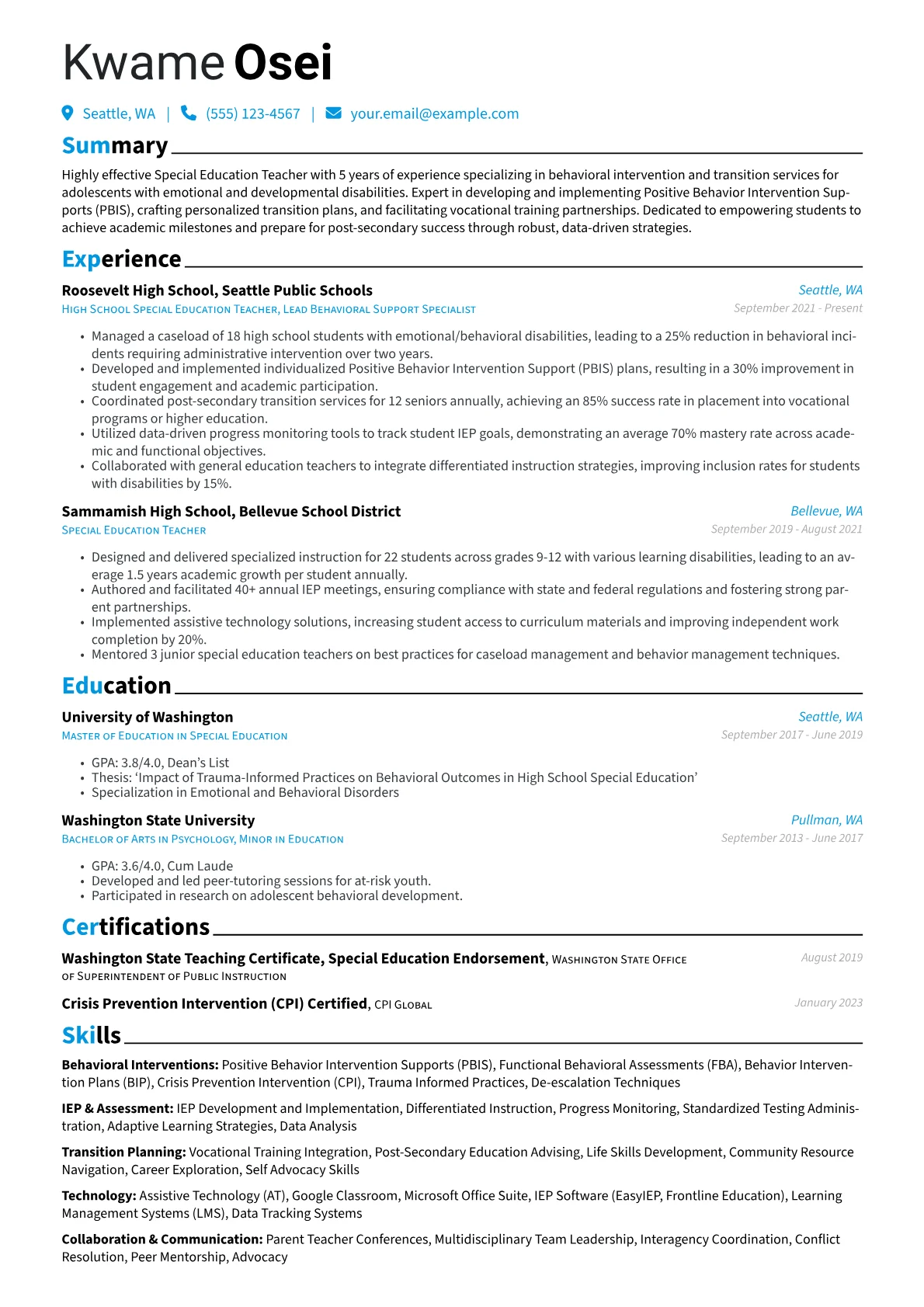 Special Ed Teacher version - Page 1